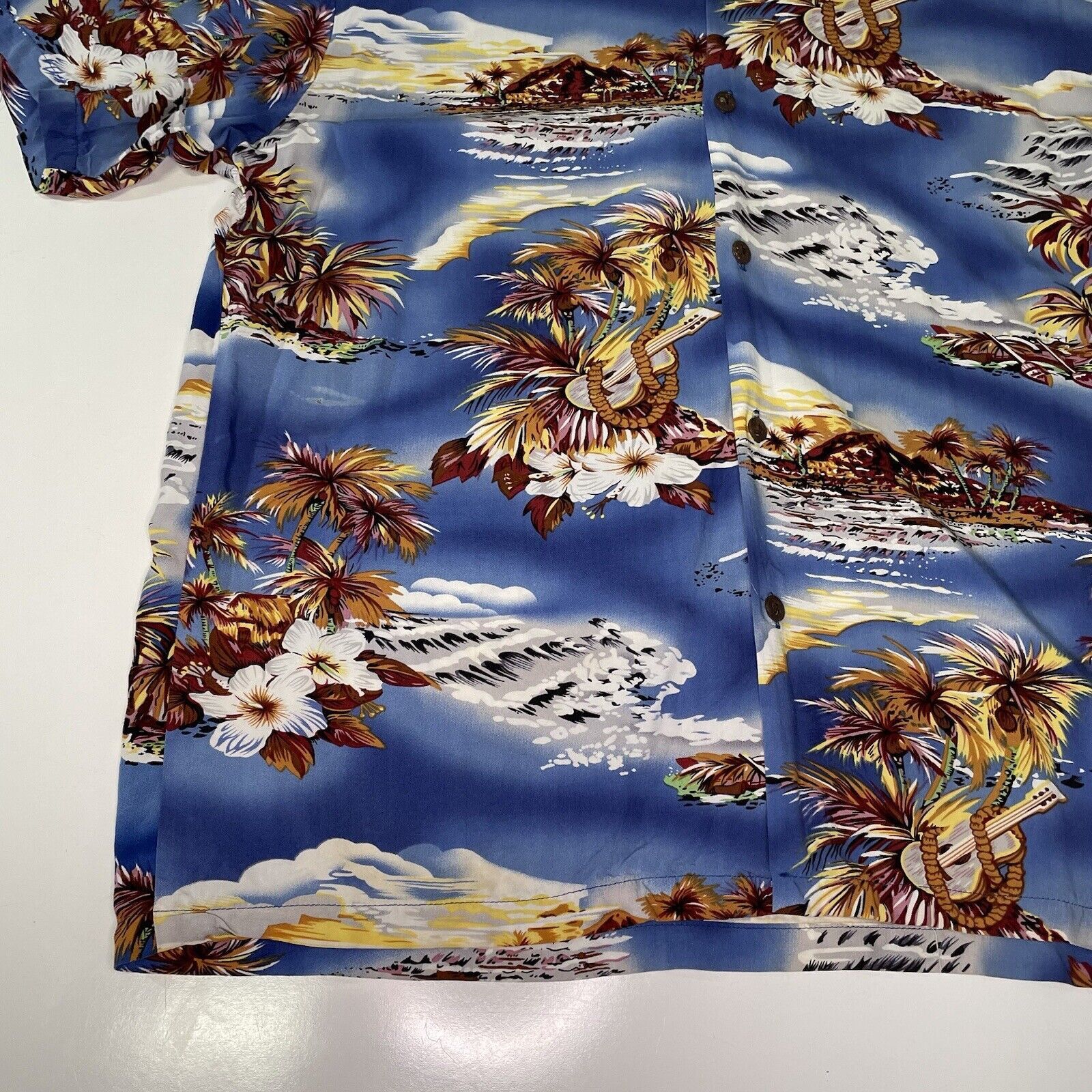 Hilo Hattie VTG Hilo Hattie Hawaiian Original Shirt XL Hawaii Volcano Size XL / US 12-14 / IT 48-50 - 2 Thumbnail