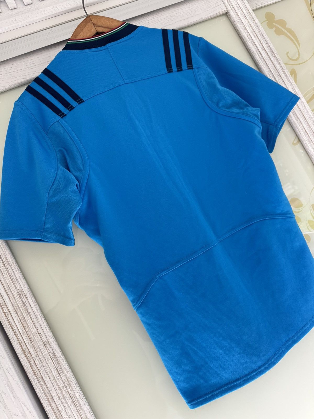 Adidas Italy 2015-2016 Player Issue Rugby Jersey Football Kit Size US XL / EU 56 / 4 - 8 Thumbnail