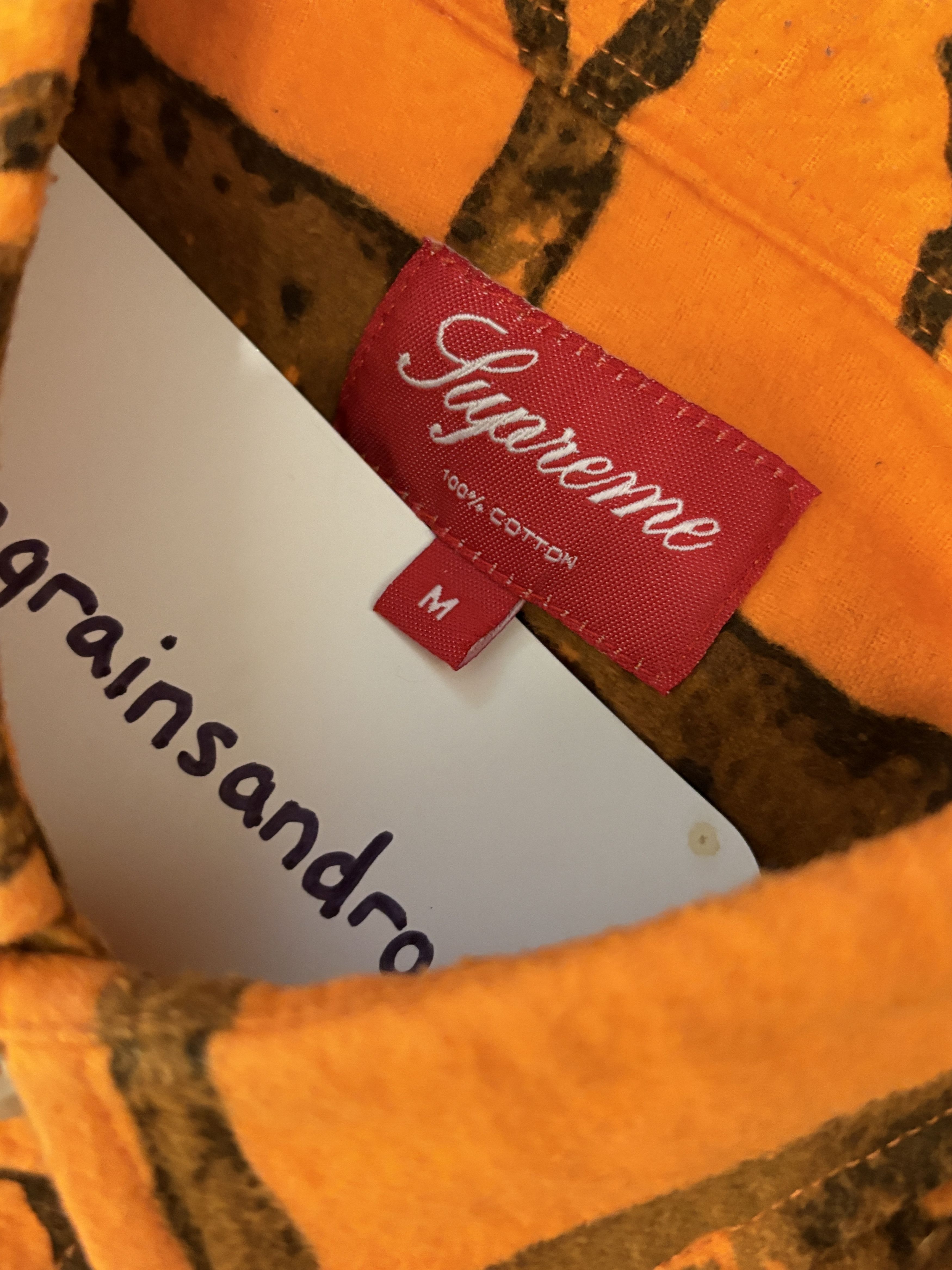 Supreme SUPREME FALL WINTER REAL TREE CHAMOIS FLANNEL BUTTON MEDIUM Size US M / EU 48-50 / 2 - 2 Thumbnail