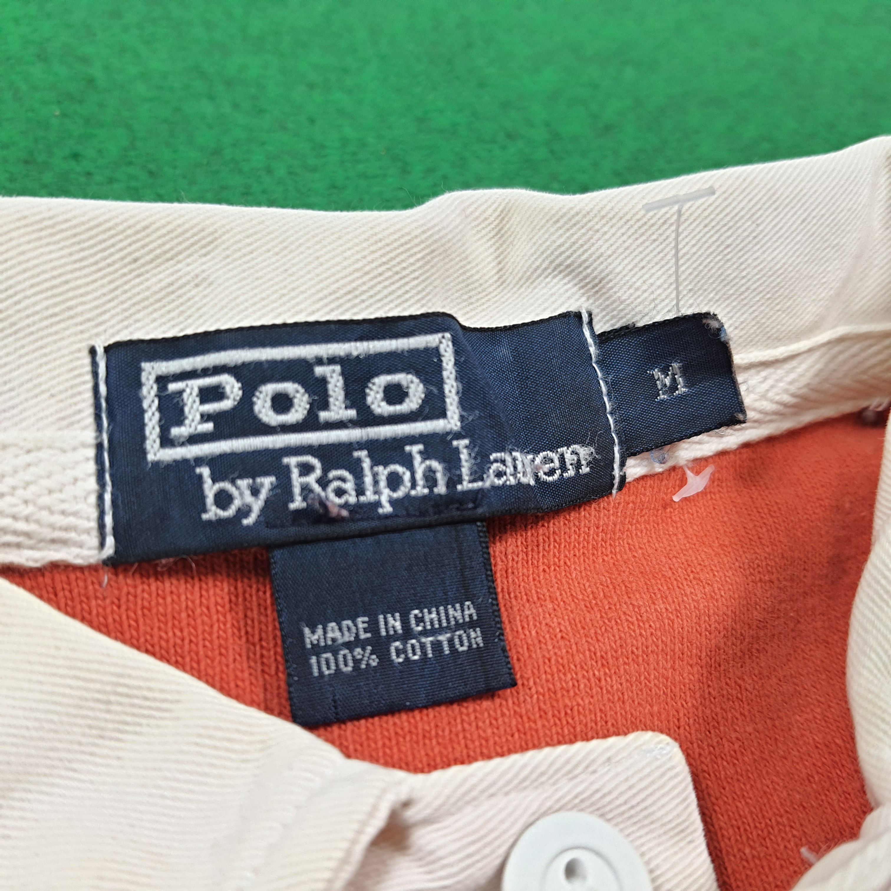 Polo Ralph Lauren Vintage Polo Ralph Lauren Rugby Shirt Striped E1N15 Size US L / EU 52-54 / 3 - 6 Thumbnail