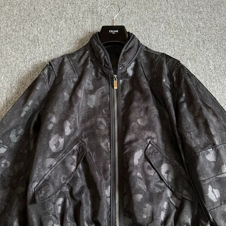Dior Dior Black full-print coated logo pilot jacket 2505-Nextarr Size US M / EU 48-50 / 2 - 2 Thumbnail