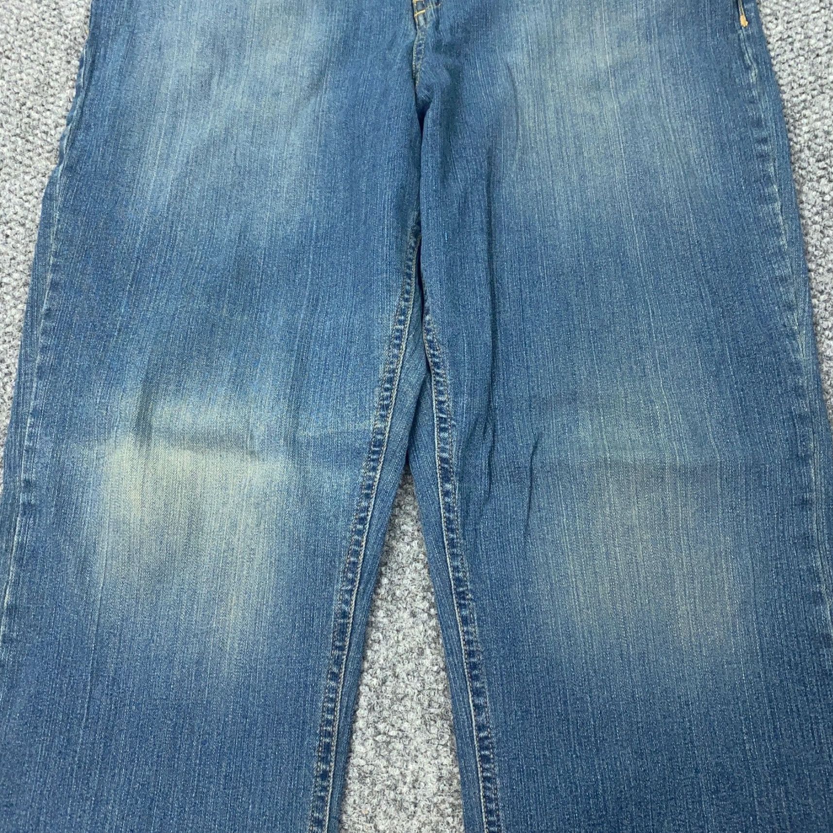 Vintage Standard Clothing Jeans Womens Size 19/20 Blue Faded Stretch Rhinestones Size 38" / US 16 / IT 52 - 5 Thumbnail
