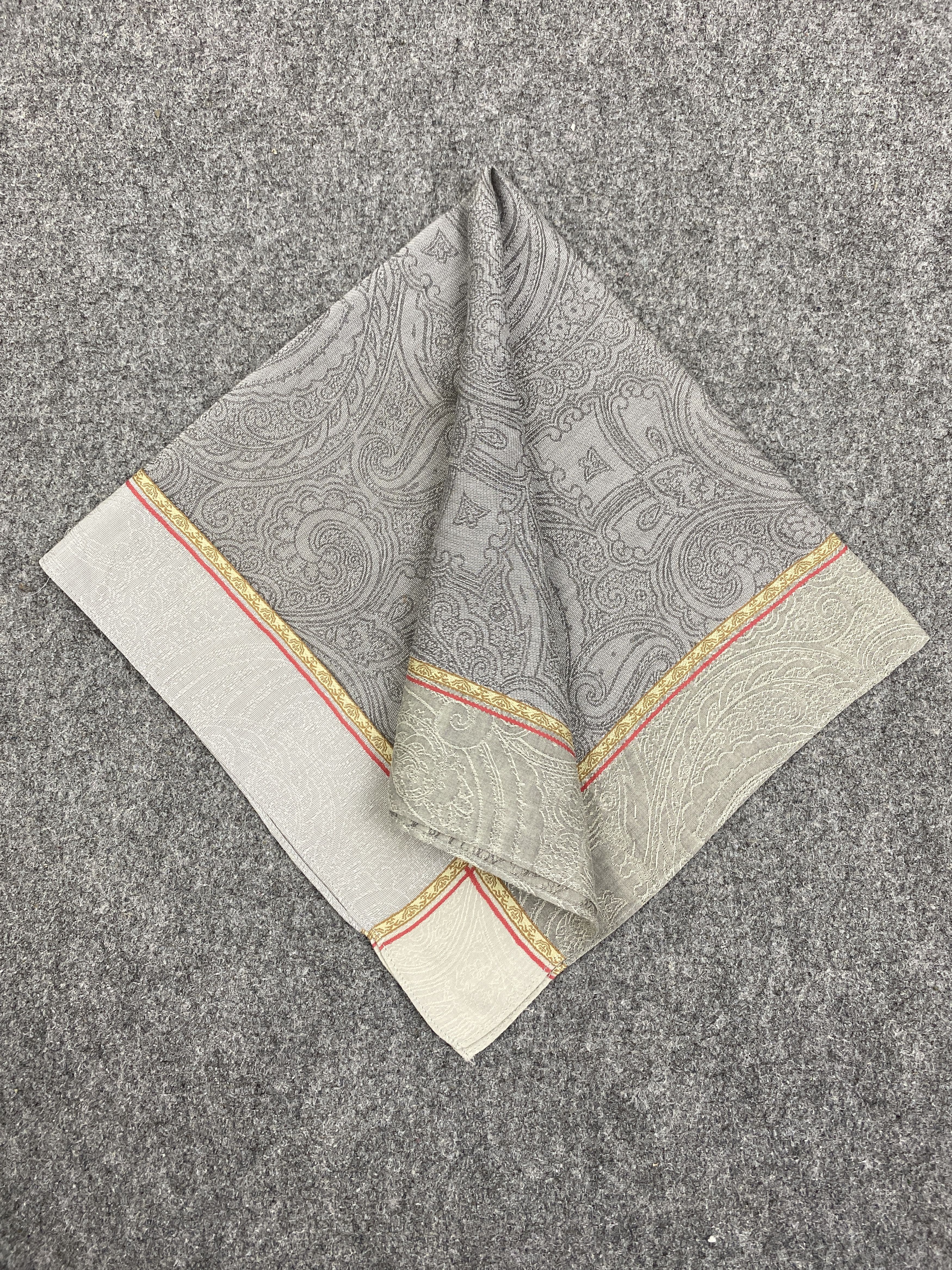 Yves Saint Laurent Yves Saint Laurent Handkerchief / Neckerchief HKC0597 Size ONE SIZE - 3 Thumbnail