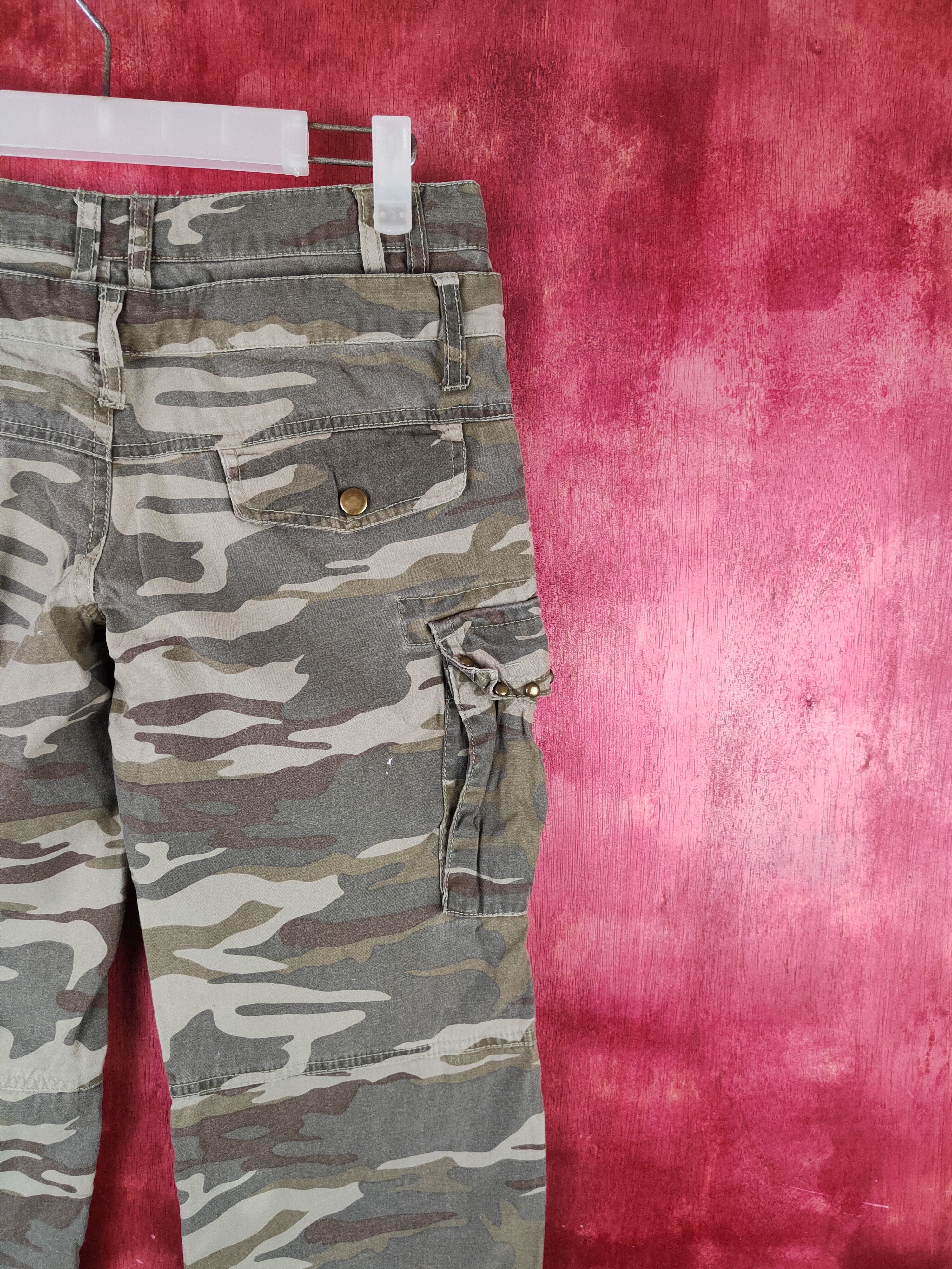 Japanese Brand DL C.o.l.z.a Camo military tactical Cargo Pants #S1503 Size 29" - 10 Thumbnail