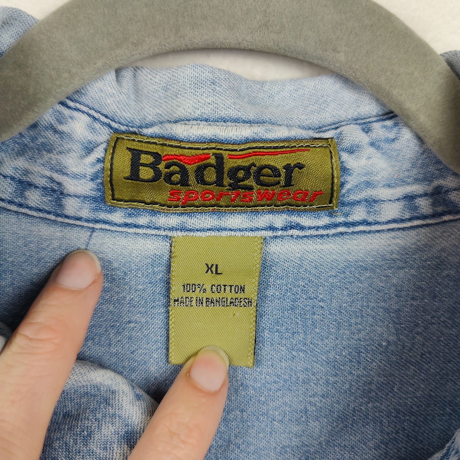 Other Vintage Coca Cola Denim Shirt Mens XL Blue Badger 90s Size US XL / EU 56 / 4 - 8 Thumbnail
