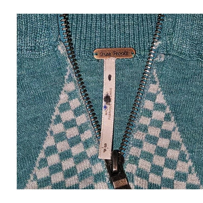 Free People Free People Lucy Half Zip Pullover SWEATER TOP $198 SMALL Size S / US 4 / IT 40 - 5 Thumbnail
