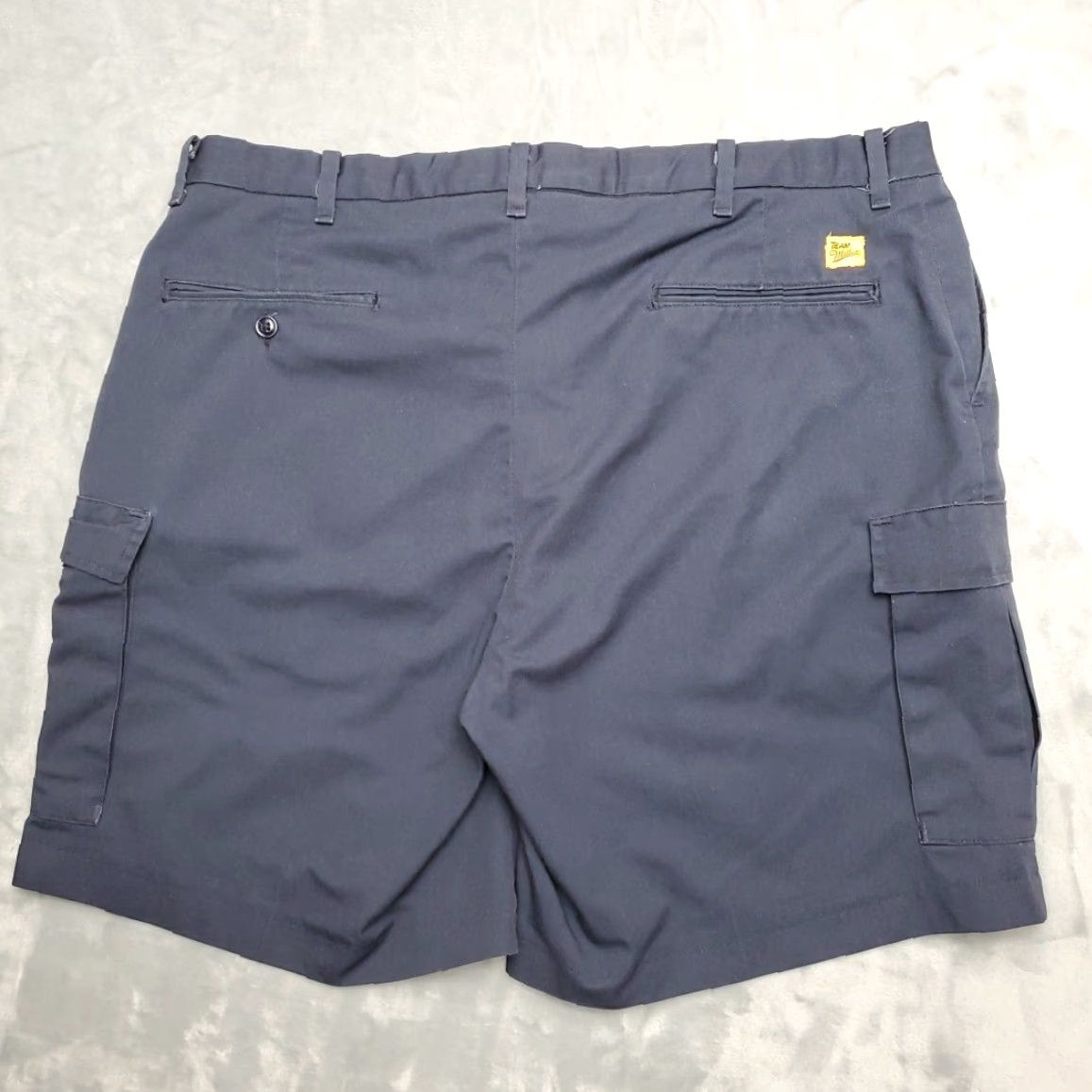 Vintage VTG Team Miller Beer Shorts Men 42 Blue Pleated Cargo Work Delivery Made in USA Size US 42 / EU 58 - 5 Thumbnail