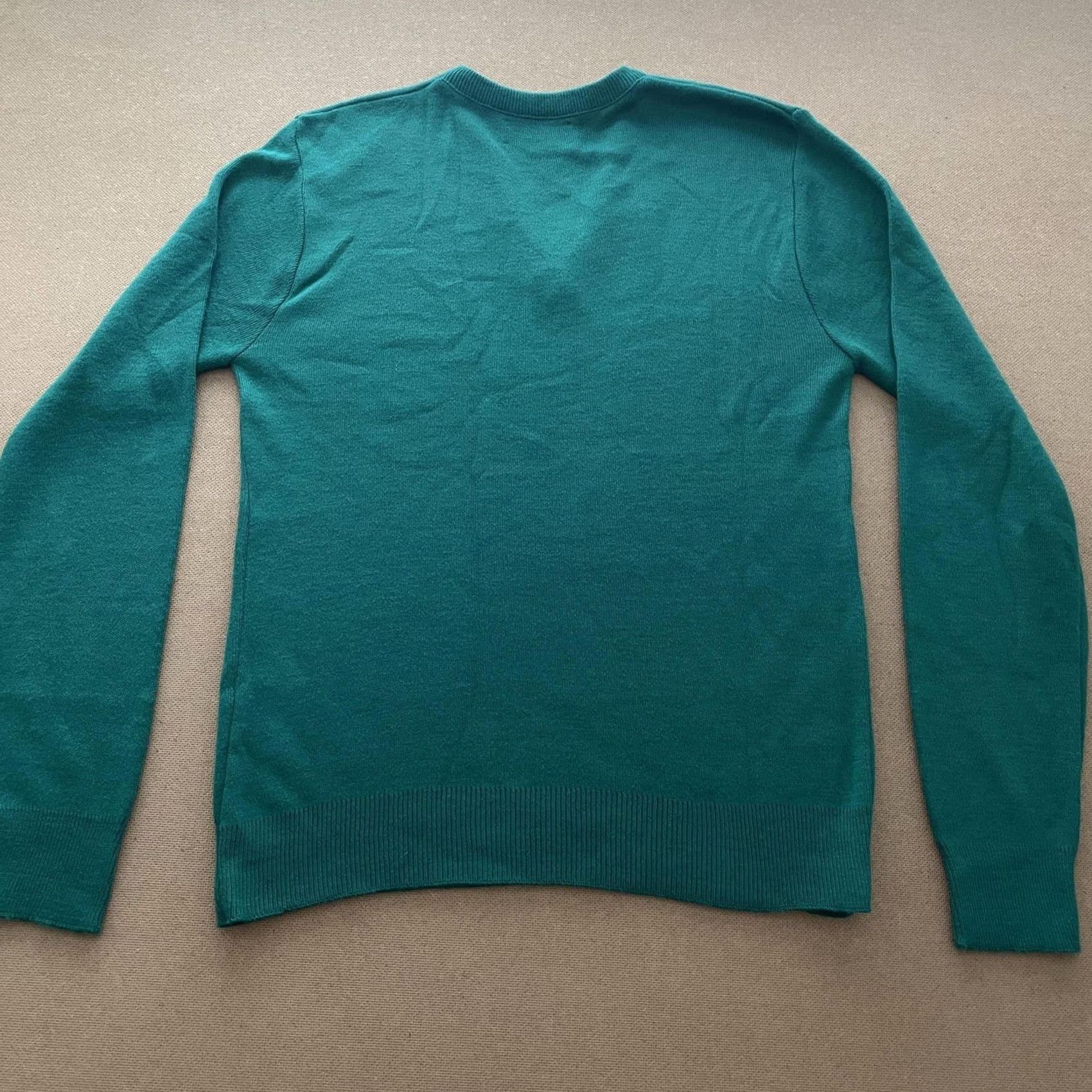Jantzen VINTAGE Jantzen Sweater Mens Medium V Neck Pullover Knit Made USA Lightweight Classic Green Size US M / EU 48-50 / 2 - 6 Thumbnail