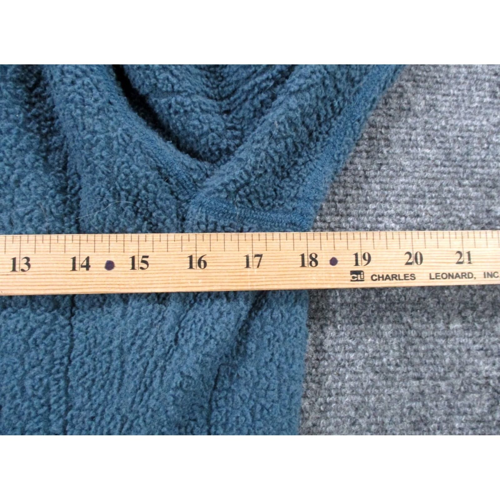Patagonia Patagonia Hoodie Womens M Blue Solid Logo Pullover Knit Thermal Sweatshirt Hoodie Mens Womens Girls Size M / US 6-8 / IT 42-44 - 5 Thumbnail