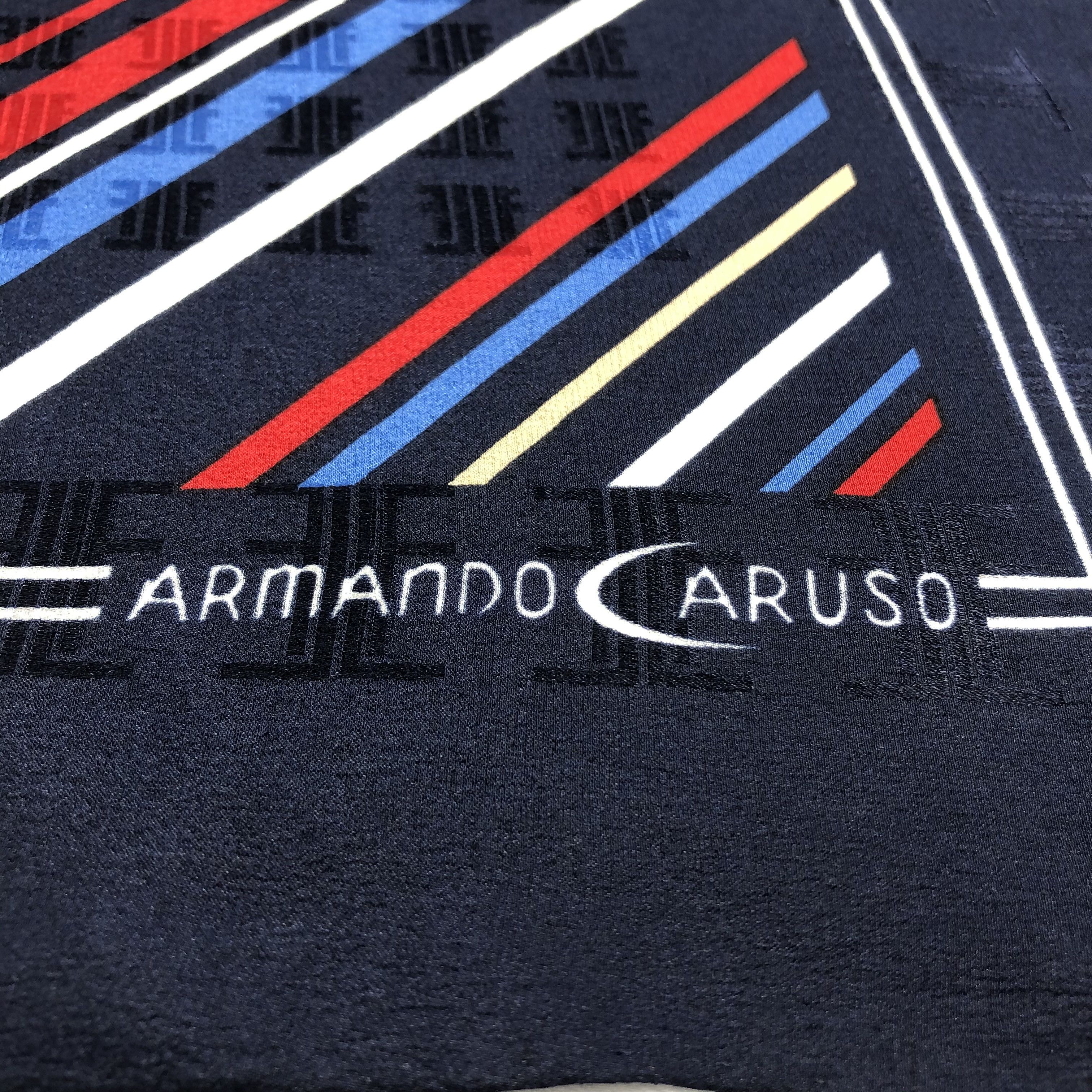 Japanese Brand Armando Caruso Silk Scarf M333 Size ONE SIZE - 3 Thumbnail