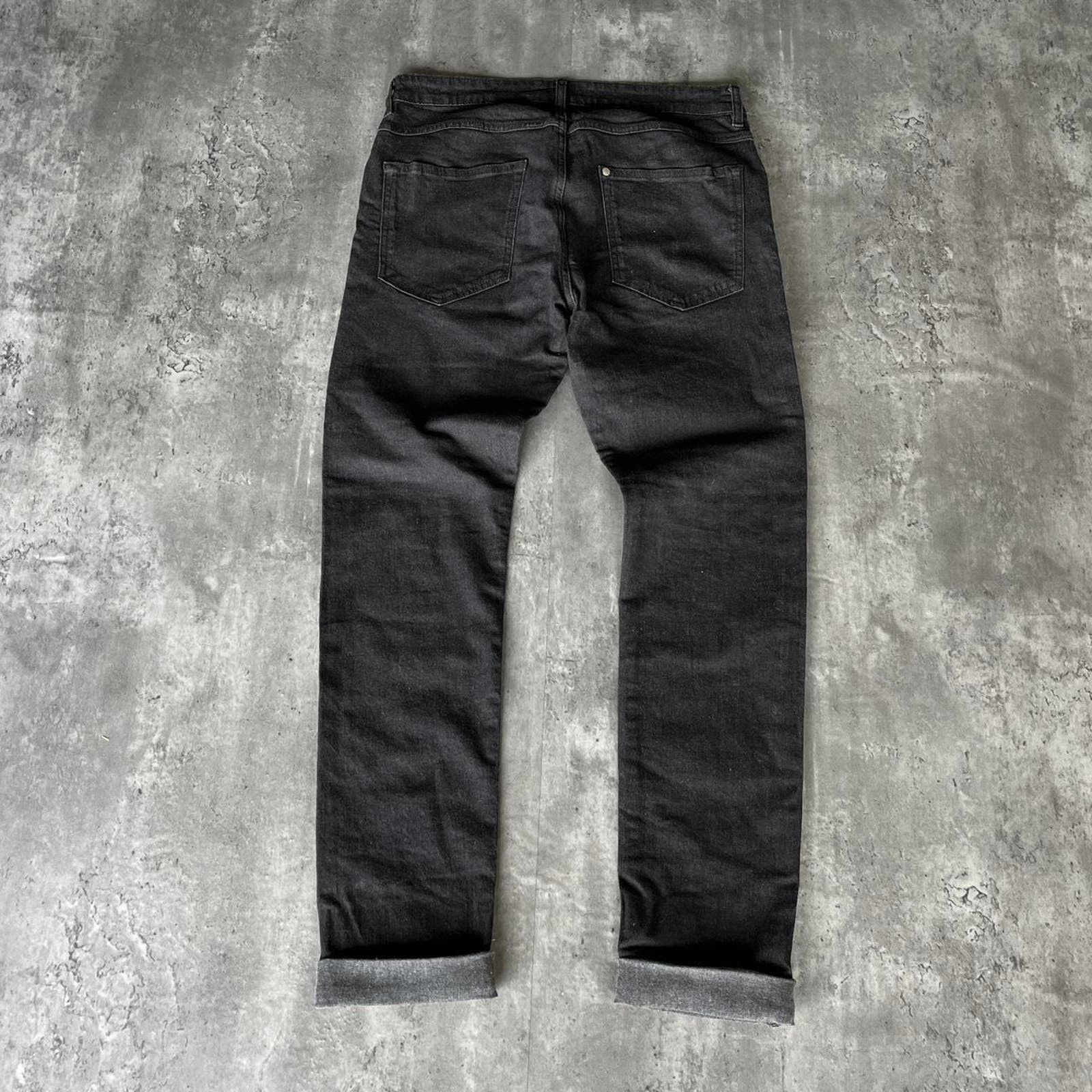Japanese Brand × Vintage Y2K Pardonne Gallery Black & Red Streetwear Denim Jeans Size US 31 - 2 Thumbnail
