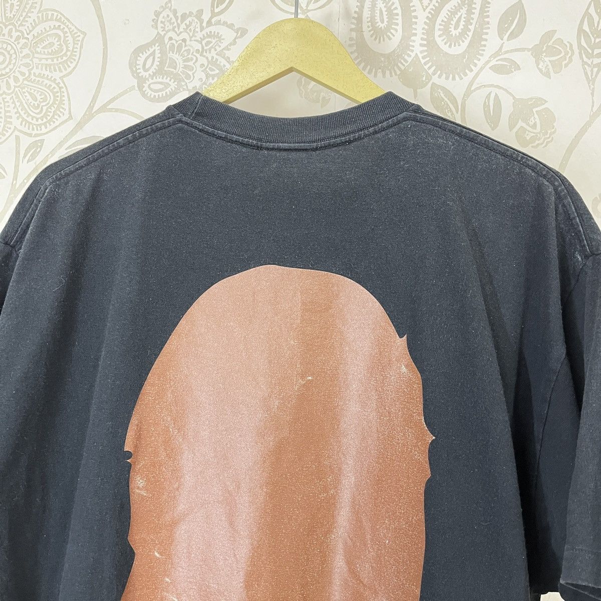 Bape Vintage BAPE Nigo Big Mirror Logo TShirt Japan Size US XL / EU 56 / 4 - 20 Thumbnail