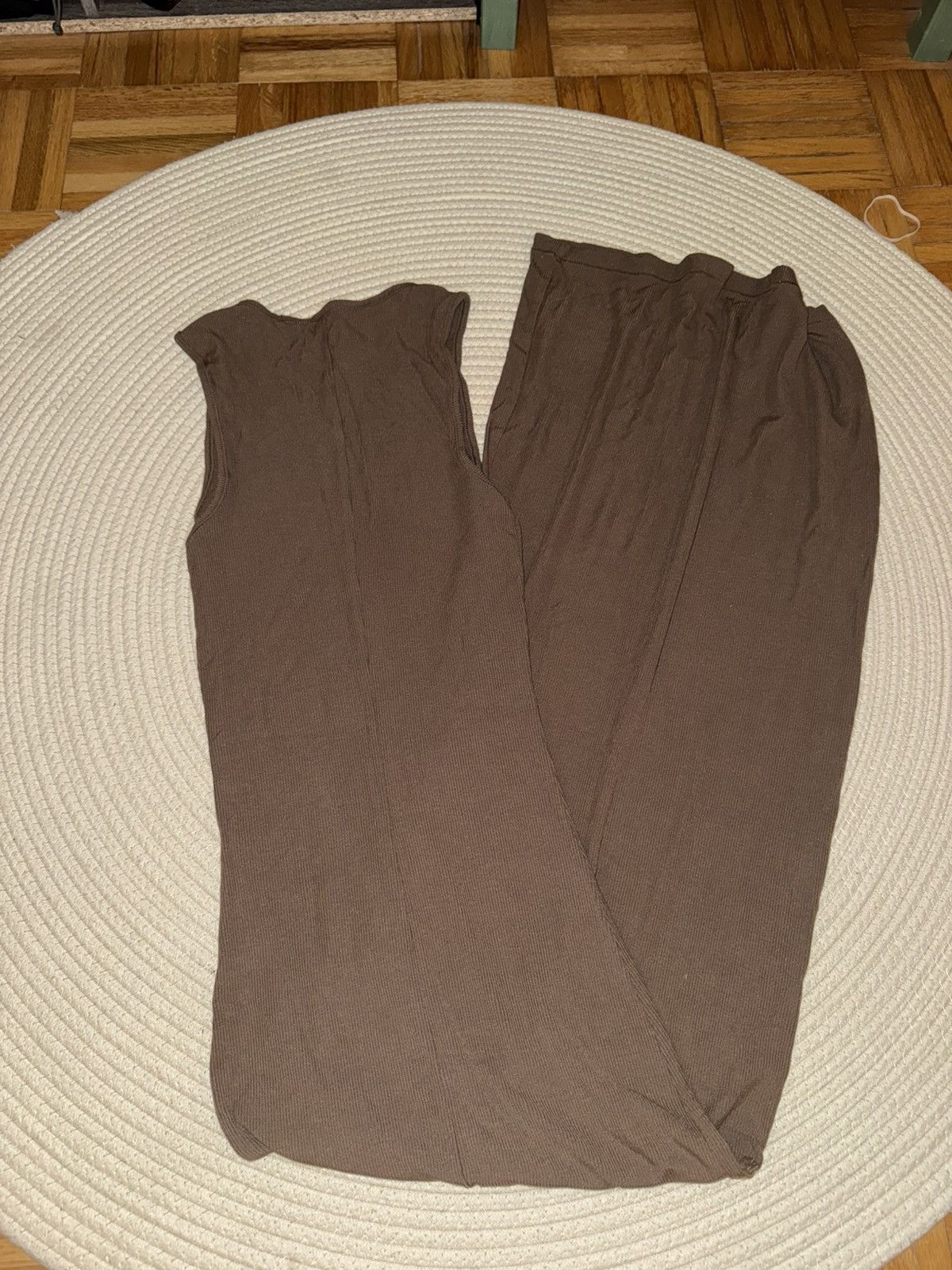 SKIMS SKIMS Women’s Taupe Smooth Layers Long Boat Neck Maxi Size S / US 4 / IT 40 - 5 Thumbnail