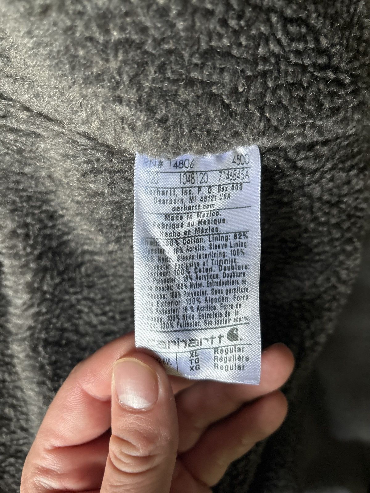Carhartt Carhartt Grey Work Jacket Size US XL / EU 56 / 4 - 5 Thumbnail