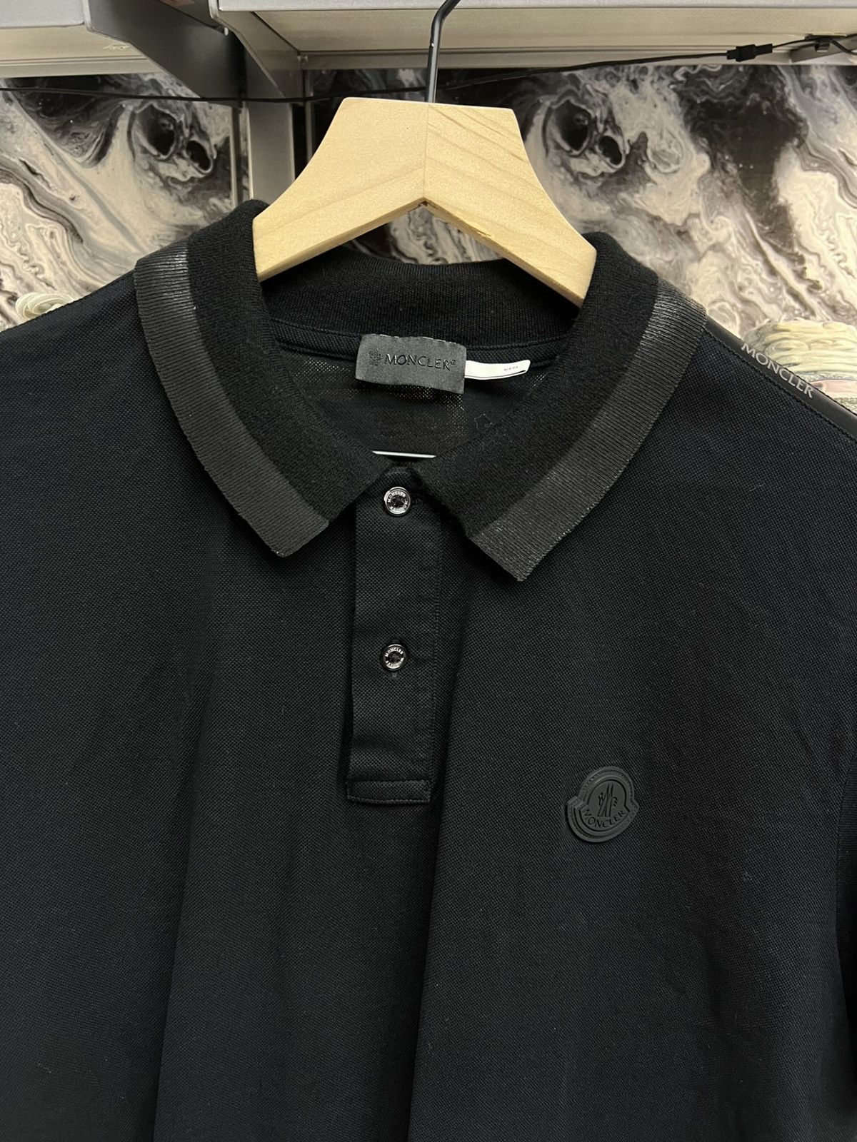 Moncler Moncler Black Tee Shirt Size US XL / EU 56 / 4 - 3 Thumbnail