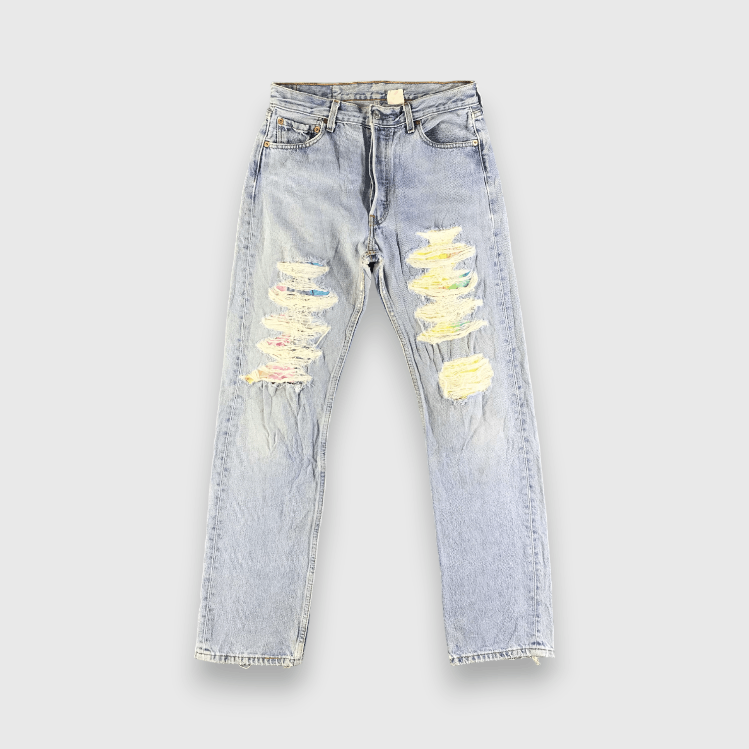 Levi's Vintage 90s Light Wash Levis 501 Jeans-J3812 Size US 29 - 1 Thumbnail