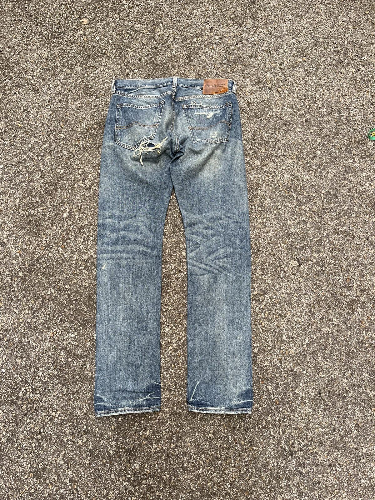 Denim & Supply Ralph Lauren Ralph Lauren Denim & Supply Jeans Distressed Patch Sashiko Size US 30 / EU 46 - 11 Thumbnail
