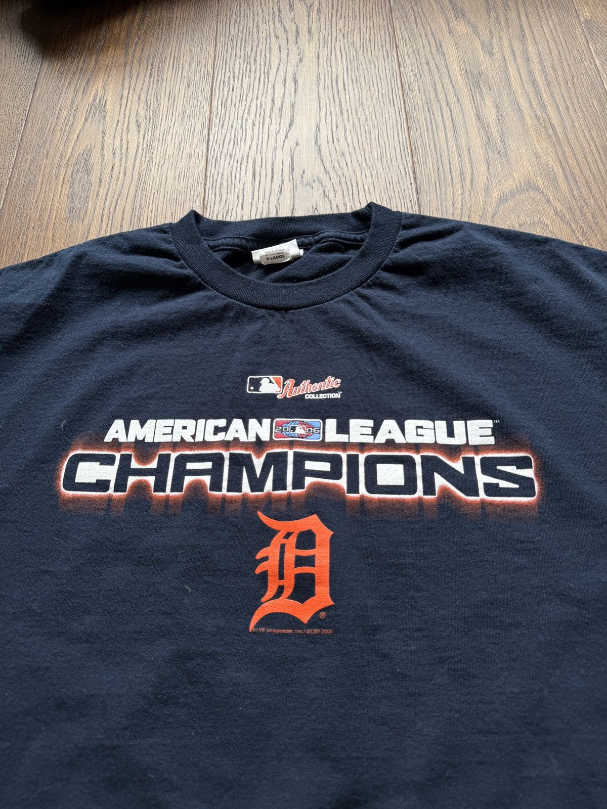 Vintage Vintage Y2K Detroit Tigers MLB AL Champions Graphic Tee Size US XL / EU 56 / 4 - 2 Thumbnail
