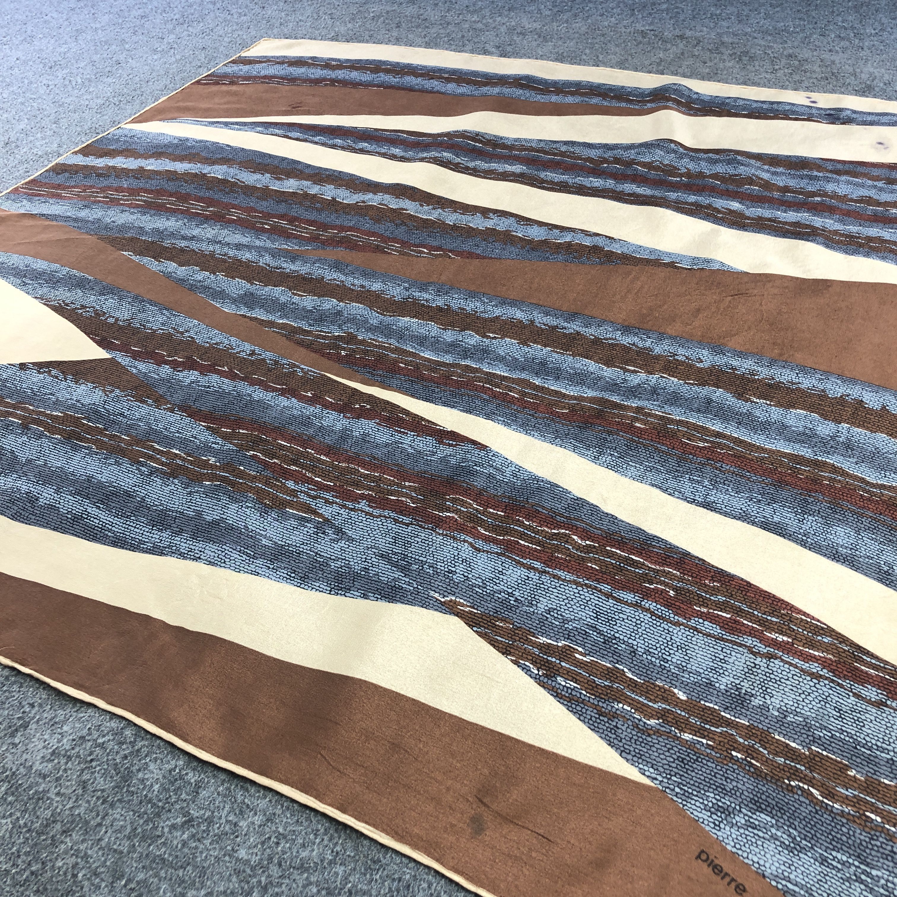 Pierre Cardin Pierre Cardin Abstract Silk Scarf M1215 Size ONE SIZE - 3 Thumbnail