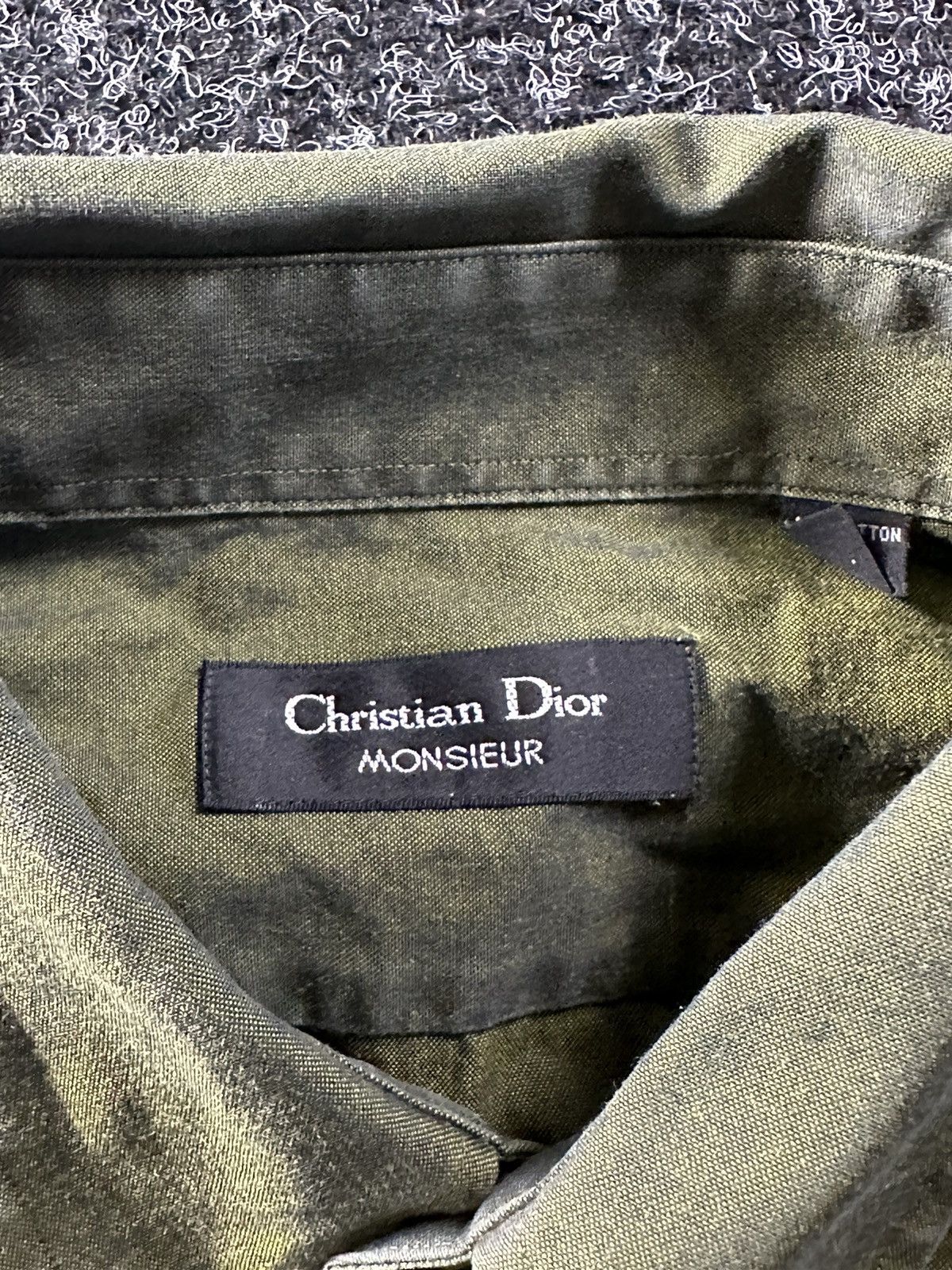 Dior × Vintage 🚨Vintage 90s Christian Dior Monsieur shirt LOGO AVANT-GARDE Size US L / EU 52-54 / 3 - 7 Thumbnail