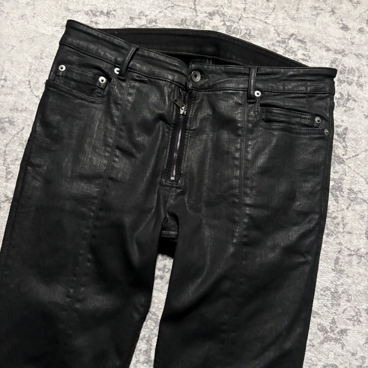 Rick Owens Drkshdw Rick Owens DRKSDHW SBW Heavy Waxed Tyrone Slit Cut Jeans Size US 32 / EU 48 - 4 Thumbnail