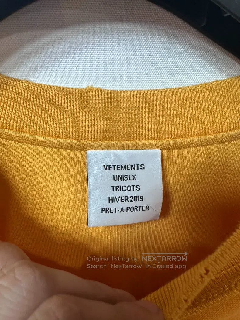 Vetements Vetements Reverse wear long sleeves Size US M / EU 48-50 / 2 - 3 Thumbnail