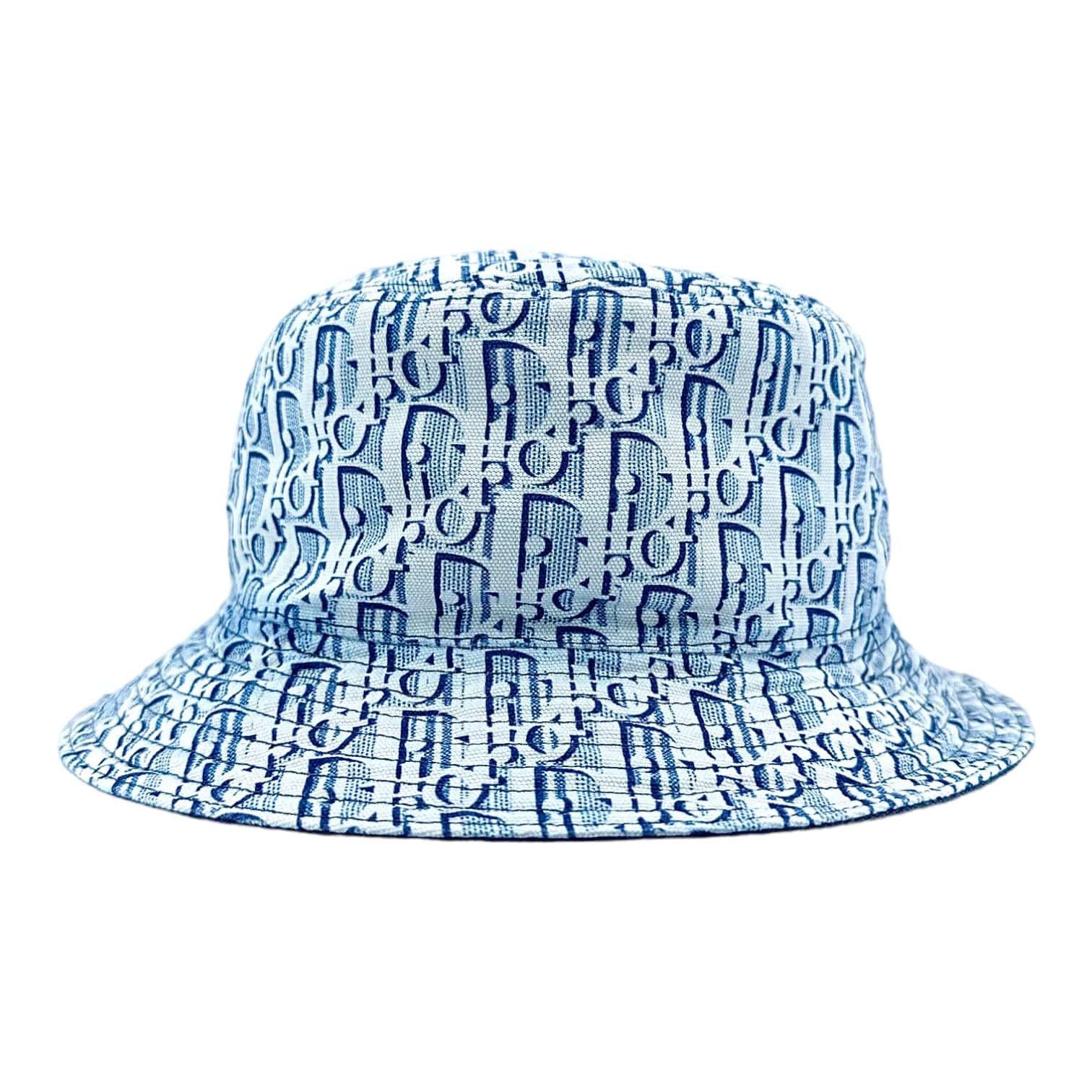 Dior Dior Oblique Reversible Bucket Hat Light Blue Size ONE SIZE - 1 Thumbnail