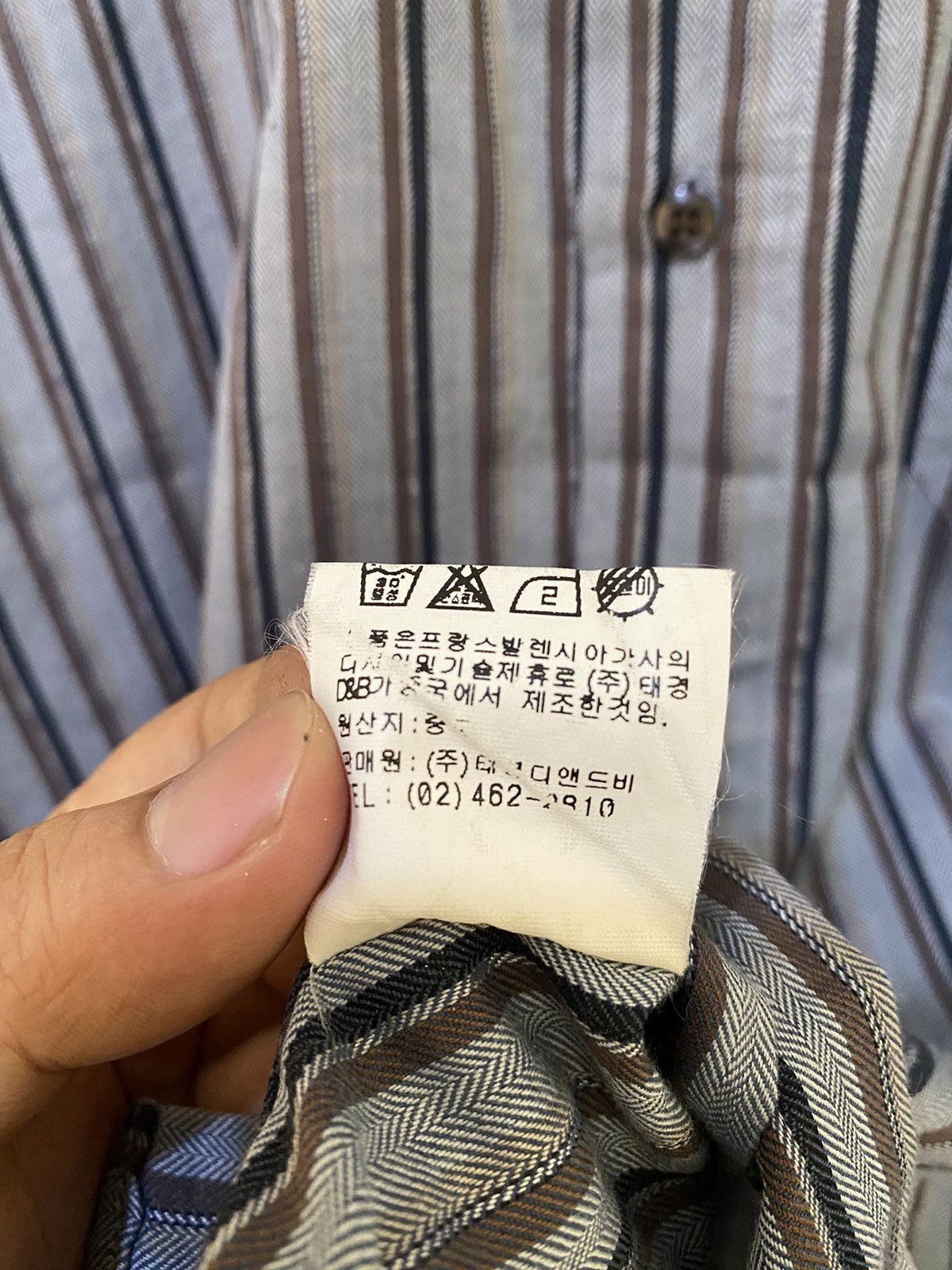 Balenciaga Vintage balenciaga BB double stripes button up shirt Size US L / EU 52-54 / 3 - 9 Thumbnail