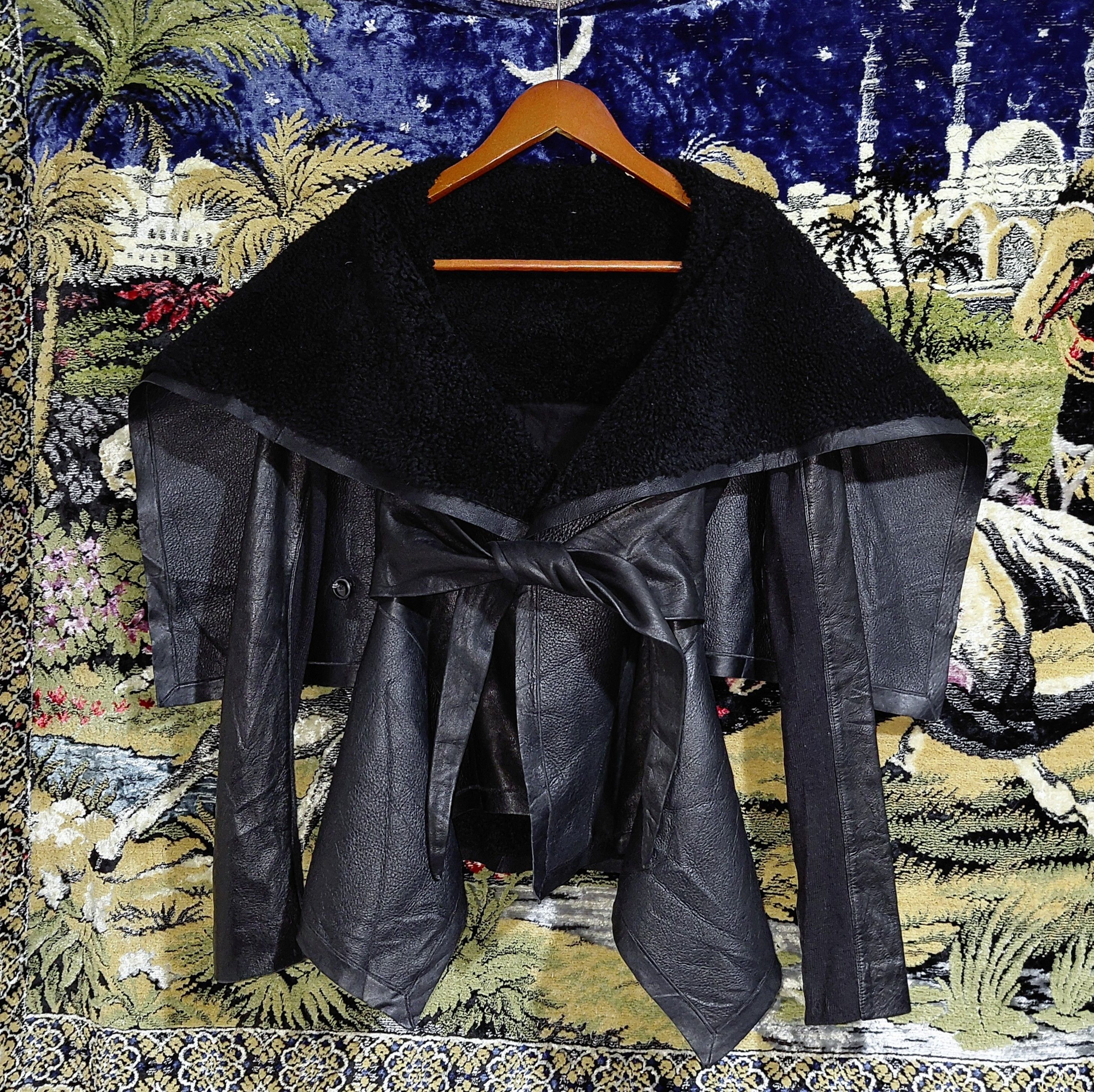 Rick Owens RICK OWENS LEATHER JACKET Size XS / US 0-2 / IT 36-38 - 1 Thumbnail