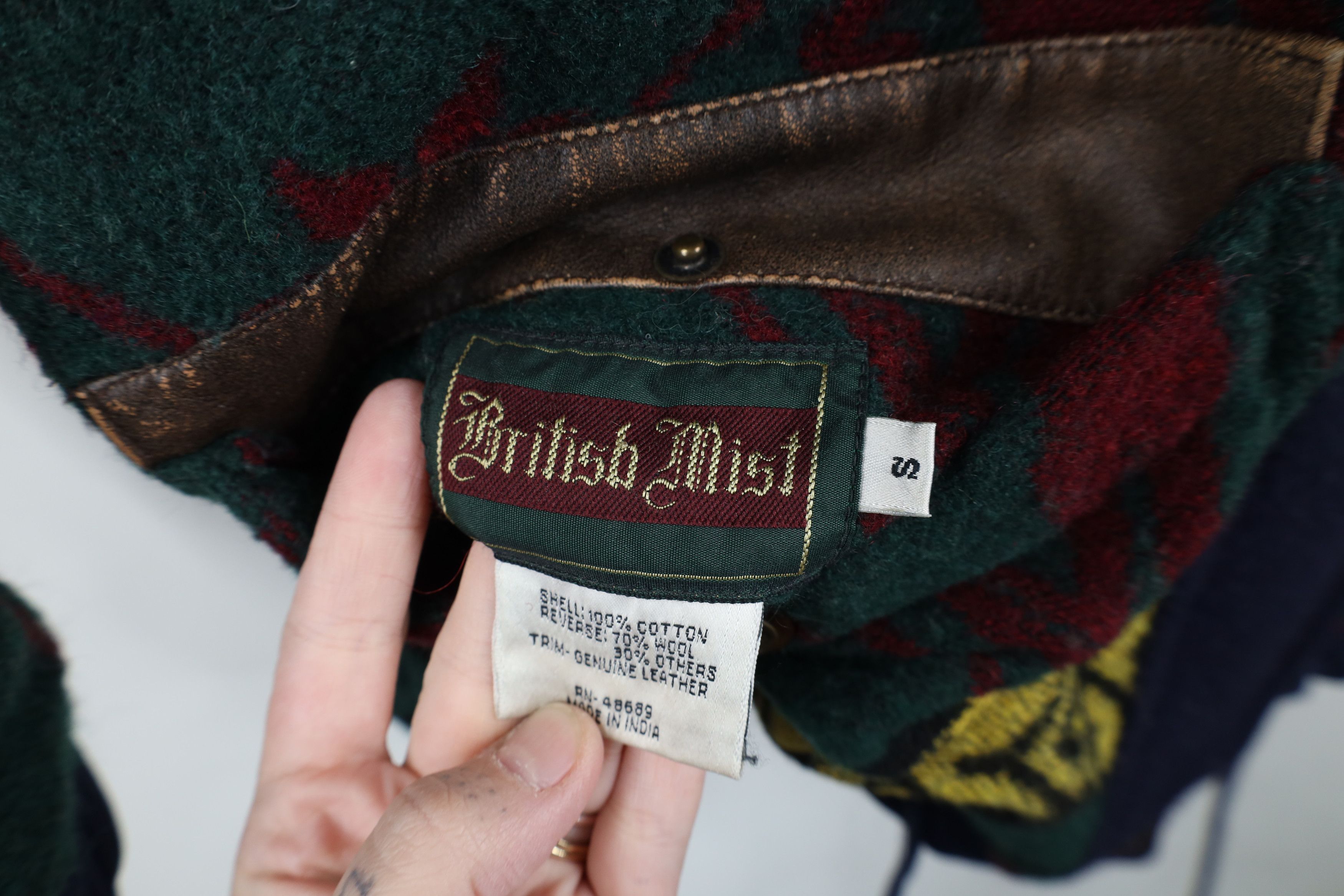 Vintage Vintage 90s Streetwear Reversible Fair Isle Canvas Jacket Size US S / EU 44-46 / 1 - 5 Thumbnail