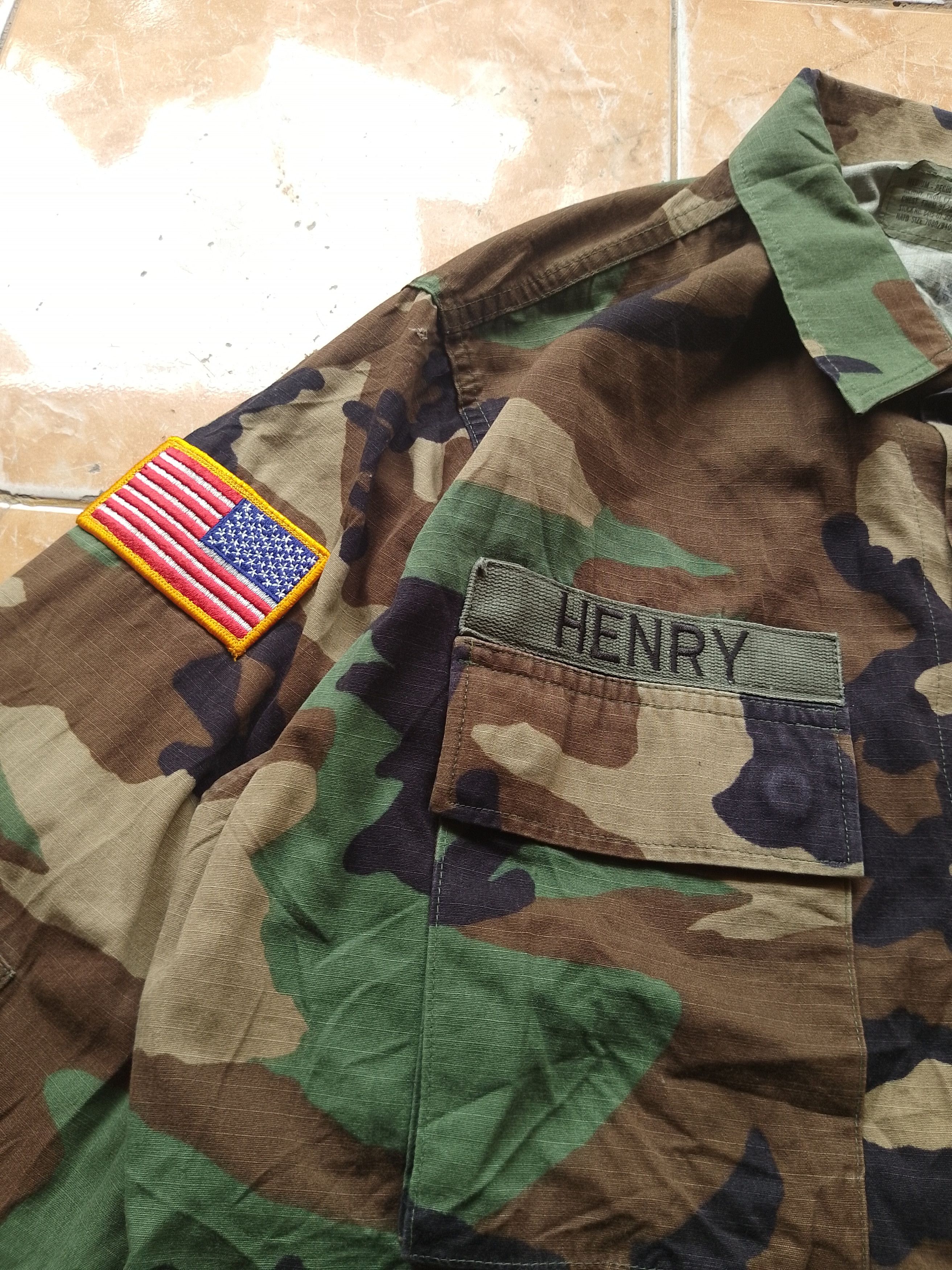 Vintage Vintage US ARMY Coat Hotweather Woodland Camo Size US M / EU 48-50 / 2 - 3 Thumbnail