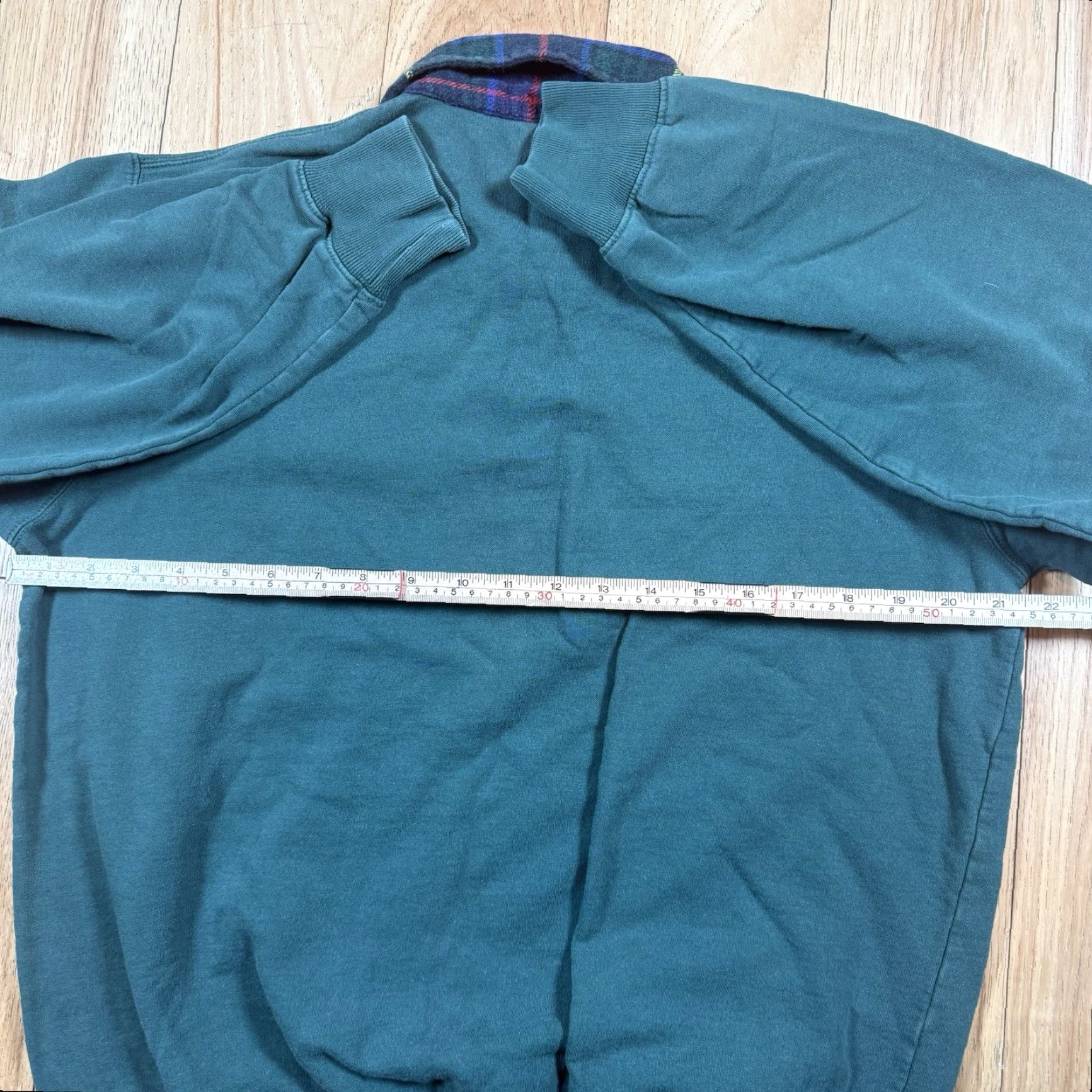 Ralph Lauren VTG Ralph Lauren Polo Quarter Button Sweater Embroidered Mens XL Green Pullover Spellout Size US XL / EU 56 / 4 - 5 Thumbnail