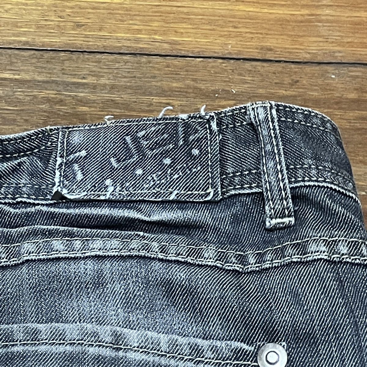 Le Grande Bleu (L.G.B.) Rare Design Vintage Japanese Brand Armand Thiery Jeans 2000s Size US 33 - 9 Thumbnail