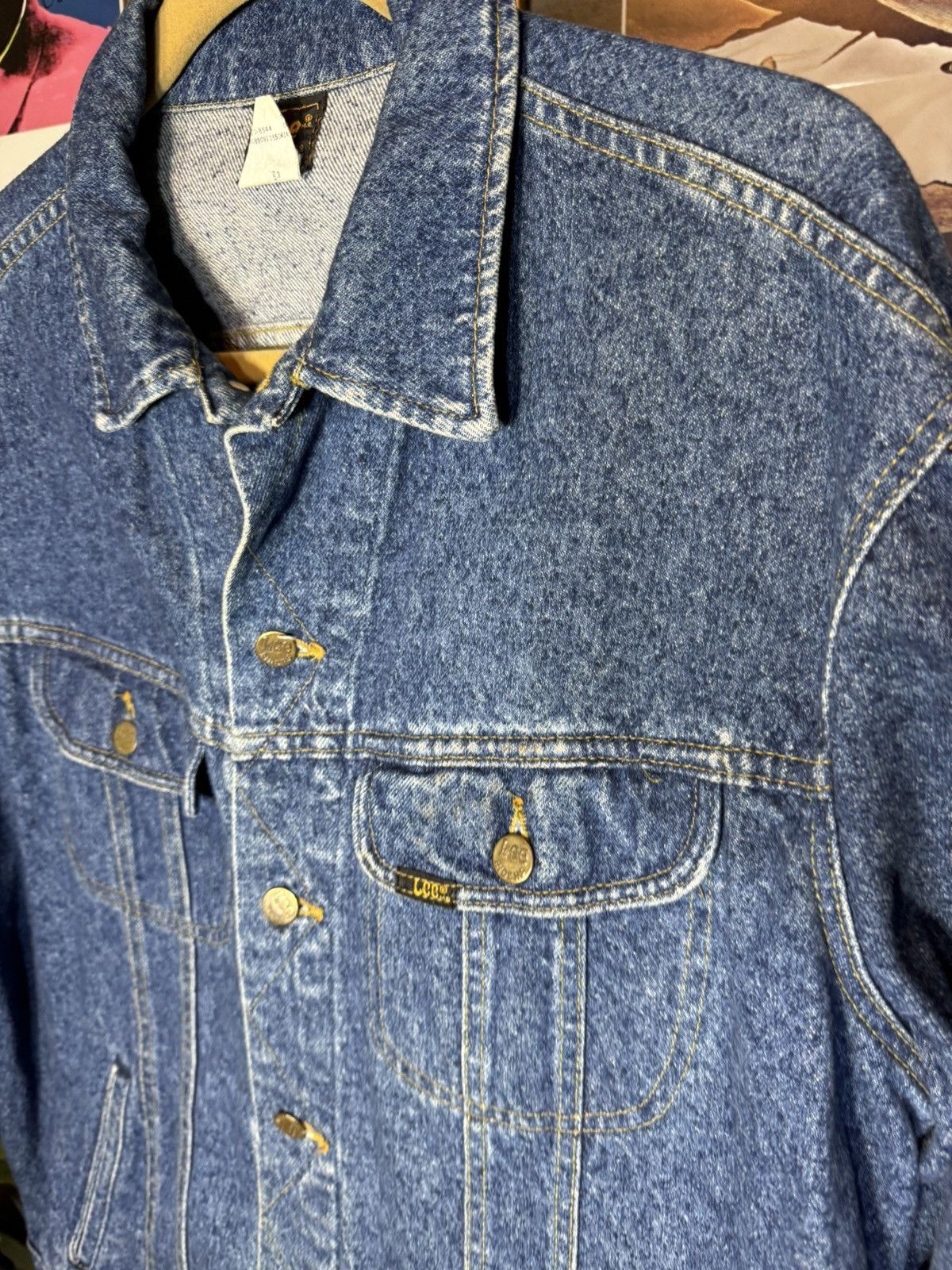 Lee × Vintage Vintage Lee Riders Denim Trucker Jacket Blue Jean 153438 Size US L / EU 52-54 / 3 - 5 Thumbnail