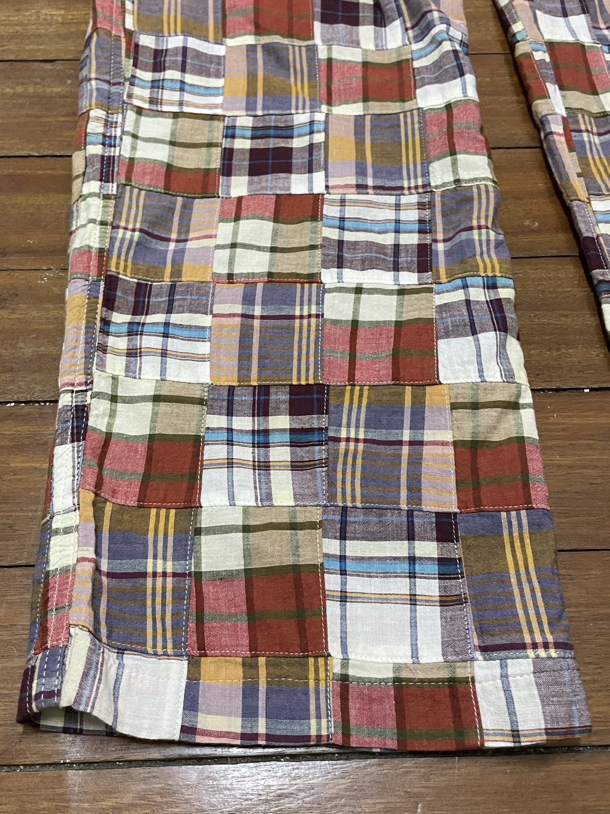 Japanese Brand × Vintage Very Rare Vintage Japanese Brand M.1.6 Patchwork Pants 1990s Size US 30 / EU 46 - 5 Thumbnail