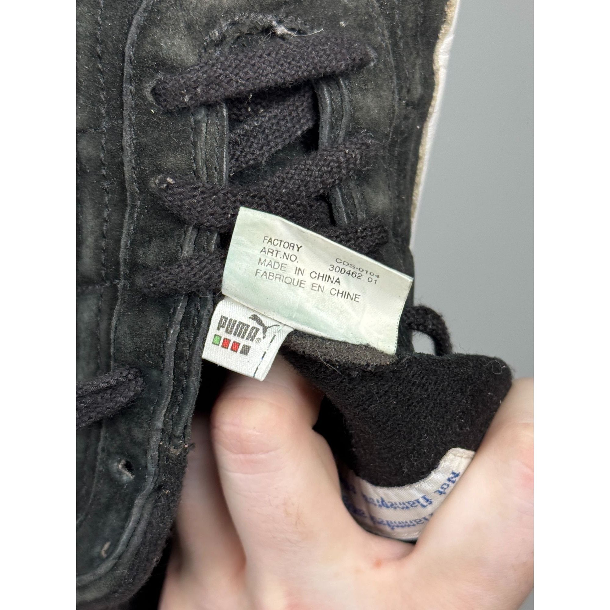 Puma Puma Speed Cat Vintage Black Suede Sneakers (Y1168) Size US 7.5 / EU 40-41 - 14 Thumbnail