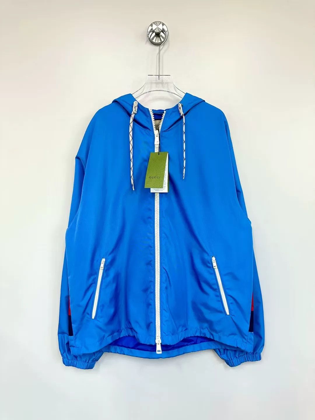 Gucci gucci blue zip hoodie with logo Size US L / EU 52-54 / 3 - 1 Thumbnail