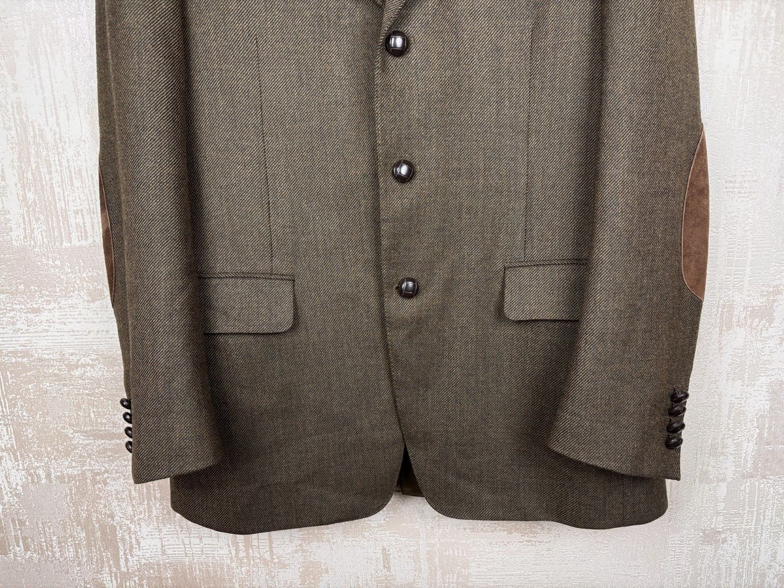 Canali Vintage CANALI Wool Blazer Elbow Pads Size 48R ( 38R US) Size 48R - 4 Thumbnail