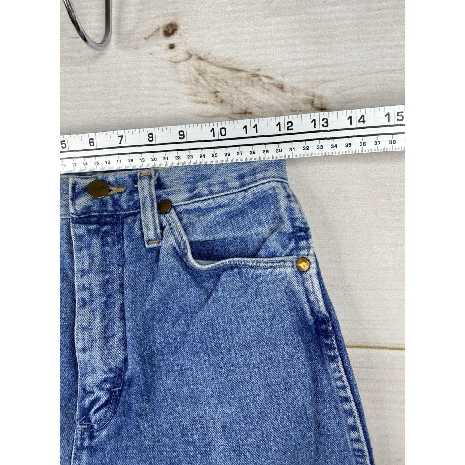 Wrangler VINTAGE Wrangler Jeans Womens 5 Cowboy Straight 90s Denim Blue Wrangler Jeans Womens 90s Cowboy Theme Womens Jeans Size 27" / US 4 / IT 40 - 5 Thumbnail