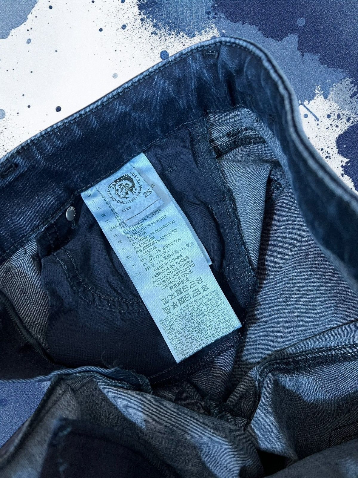 Diesel Diesel Slandy 0096K super slim skinny jeans size W25 L32 Size 25" / US 0 / IT 36 - 6 Thumbnail