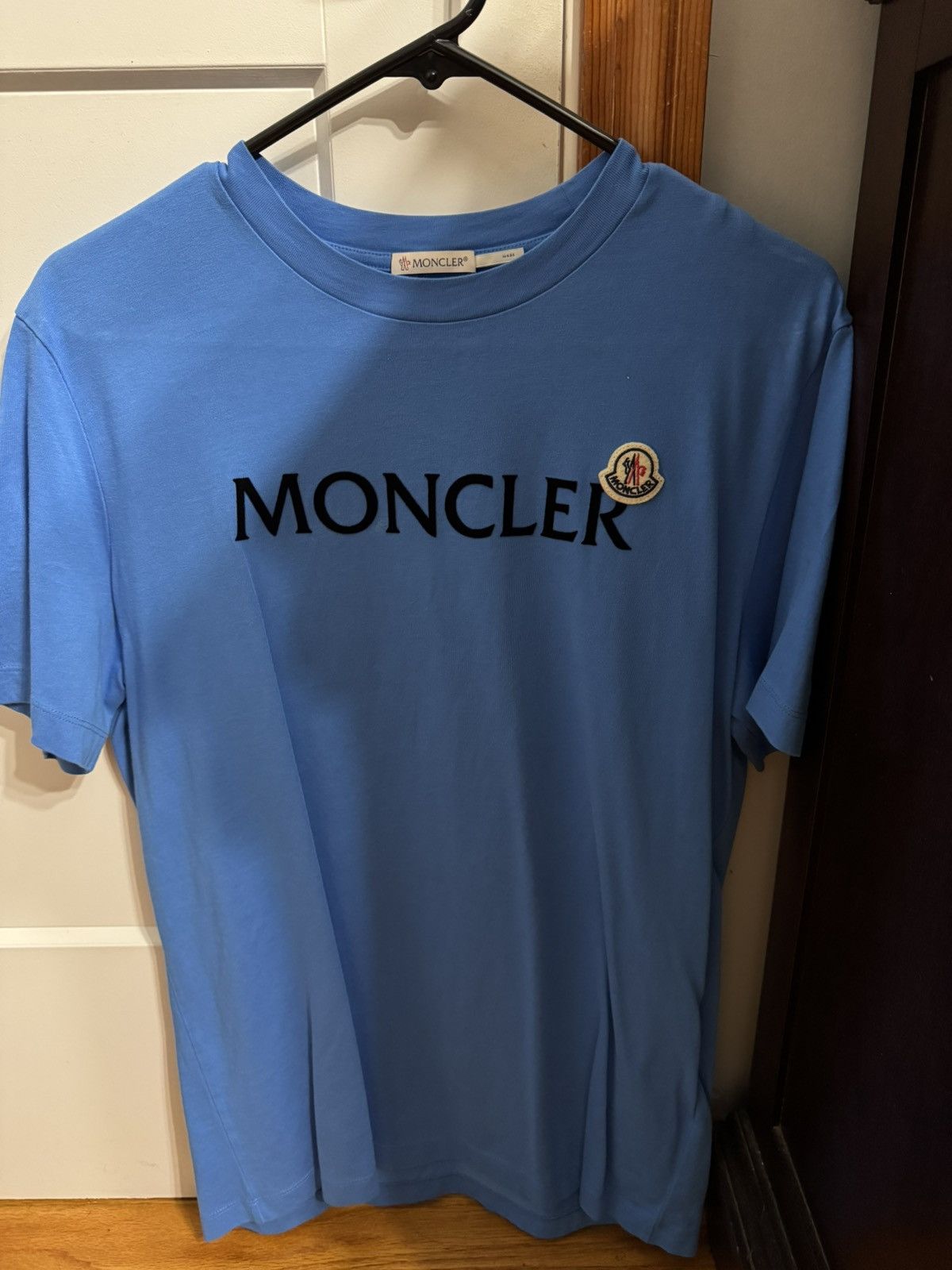 Moncler Moncler Light Blue T Shirt Size US M / EU 48-50 / 2 - 1 Thumbnail