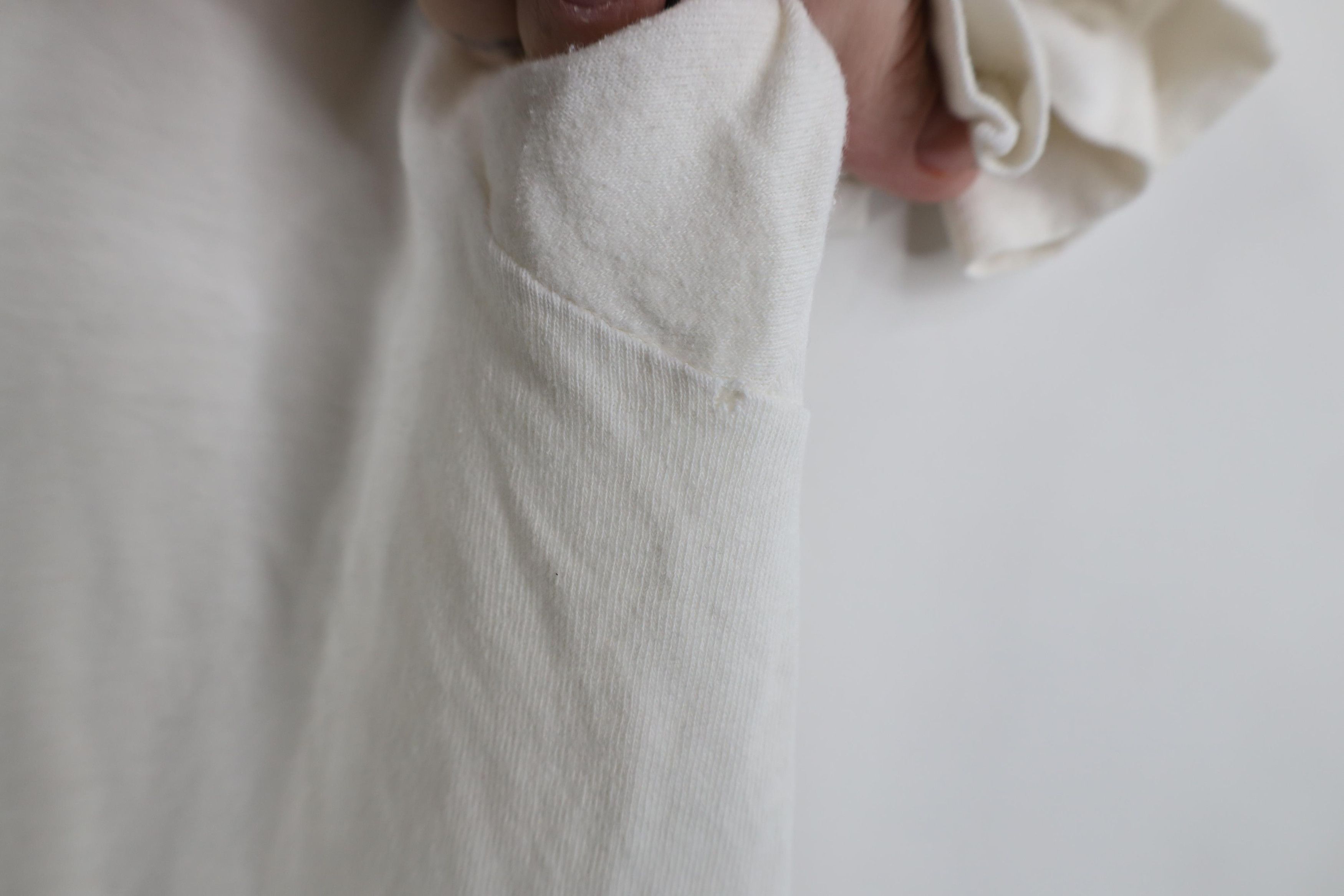 Hanes Vtg 80s 90s Hanes Blank Cotton Short Sleeve T-Shirt USA Size US L / EU 52-54 / 3 - 9 Thumbnail