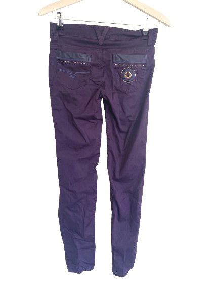 Designer × Versace × Vintage Vintage Deadstock 2005 Versace Trousers Italy 26UK IT40 Size 27" / US 4 / IT 40 - 2 Thumbnail