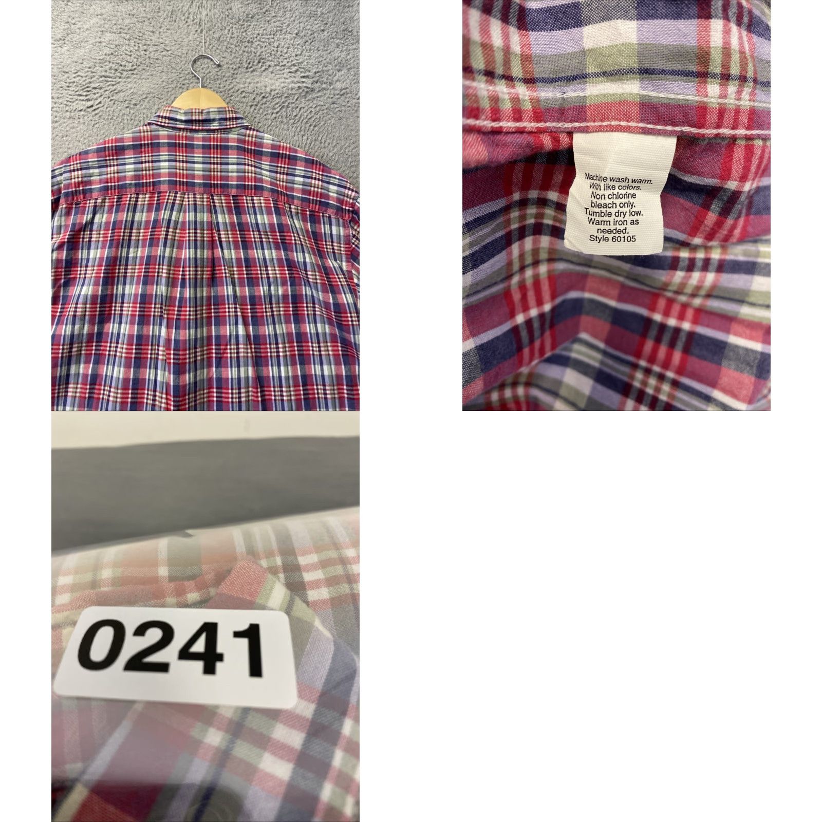 J.Crew J.CREW Men Button-Up Shirt Multicolor Plaid Long Sleeve Button Cotton Regular M Mens Size US M / EU 48-50 / 2 - 8 Thumbnail