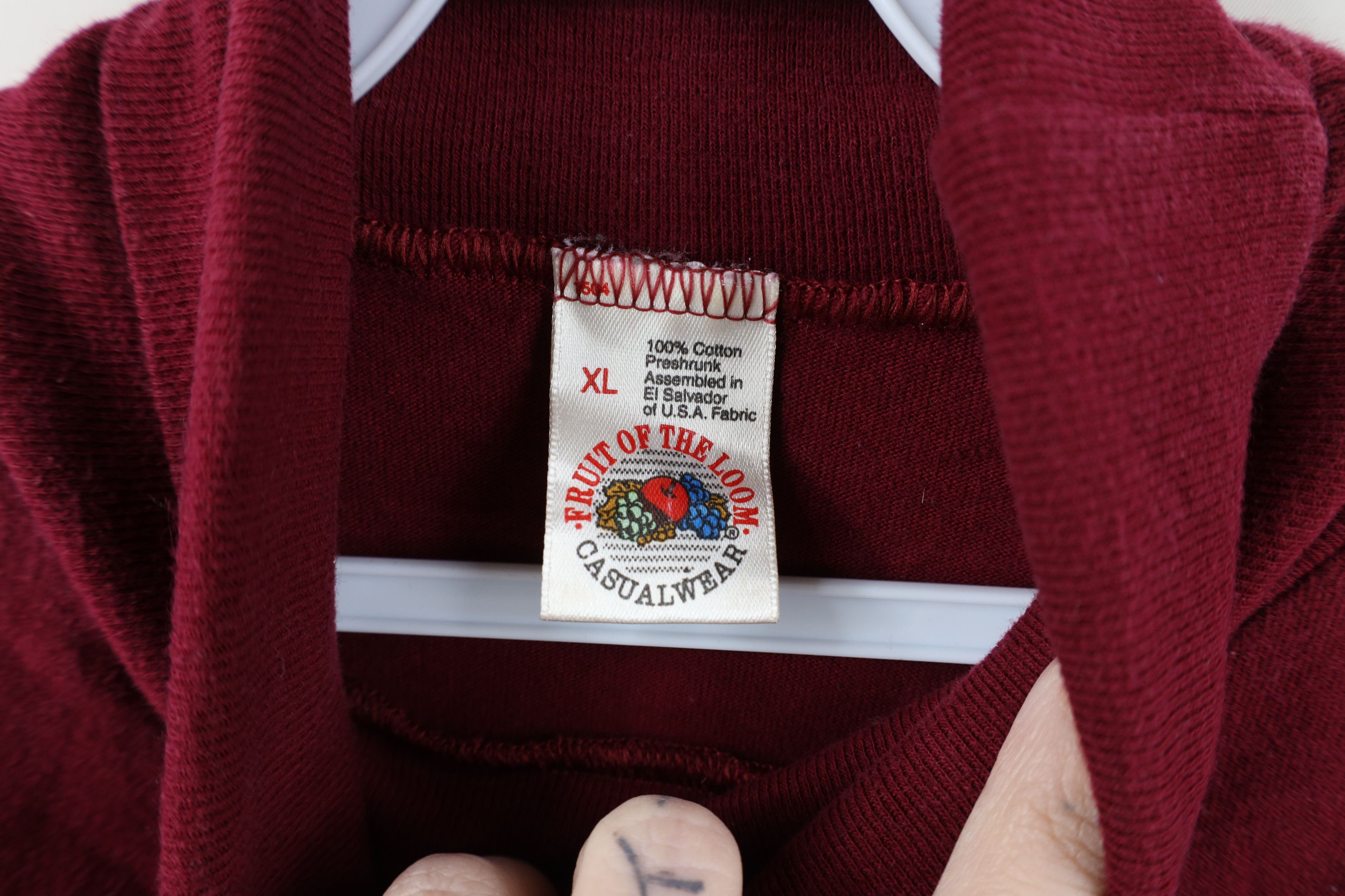 Vintage Vintage 90s Streetwear Cotton Long Sleeve Turtleneck T-Shirt Size US XL / EU 56 / 4 - 7 Thumbnail