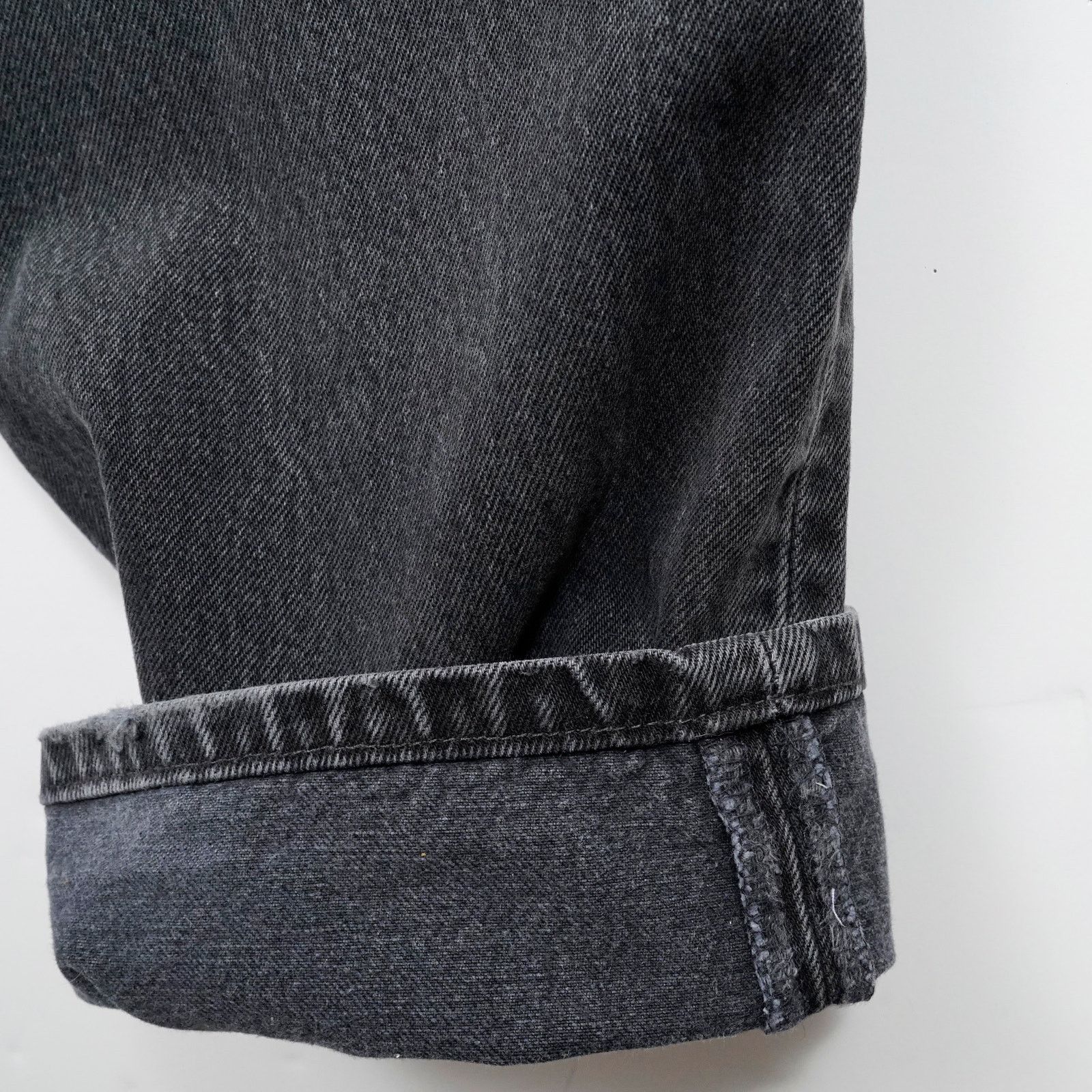 Levi's Vintage Levi’s 501 Black Jeans USA Made Distressed Repair Size US 32 / EU 48 - 14 Thumbnail