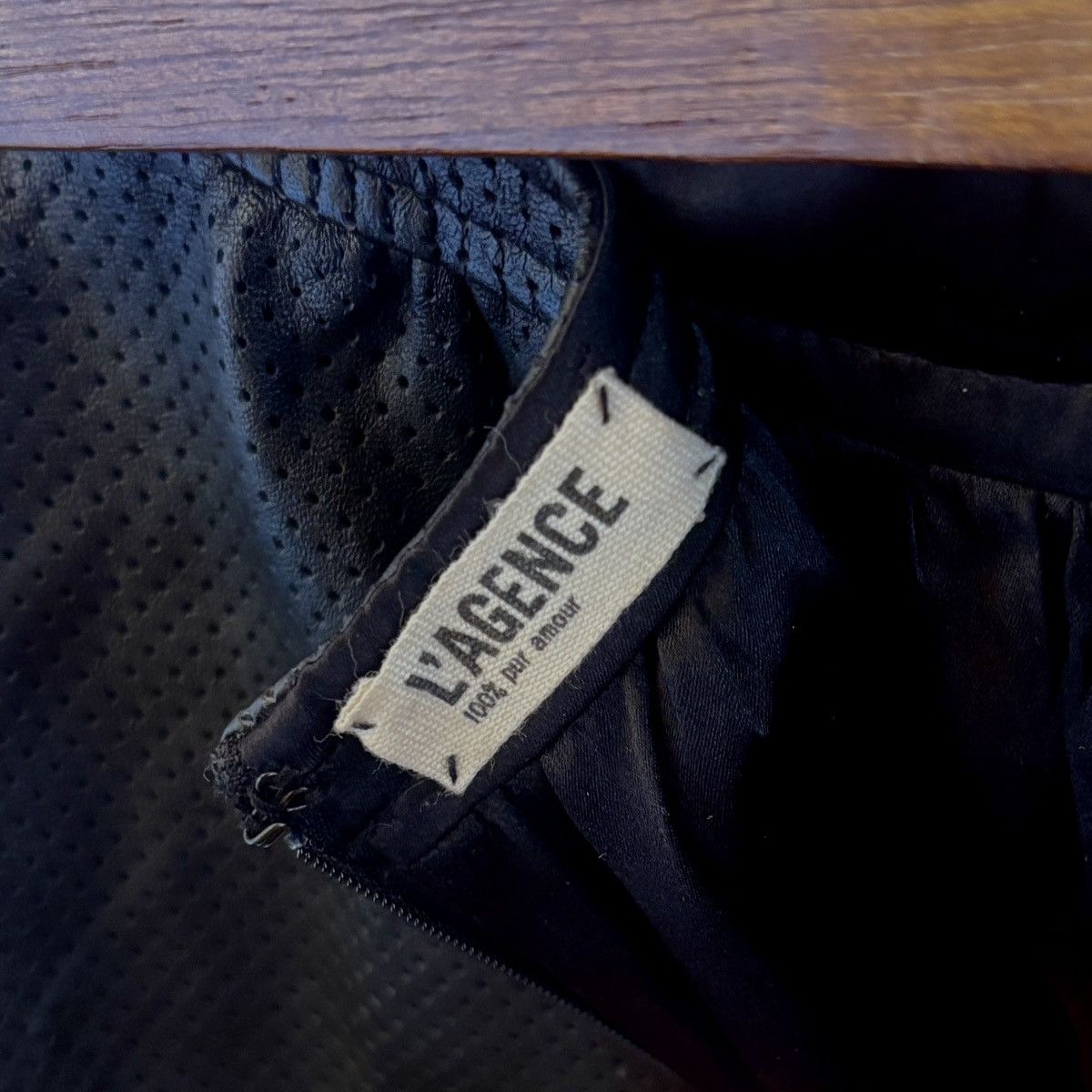 L'AGENCE Leather L'Agence Black Flared Mini Skirt Size 25" / US 0 / IT 36 - 2 Thumbnail