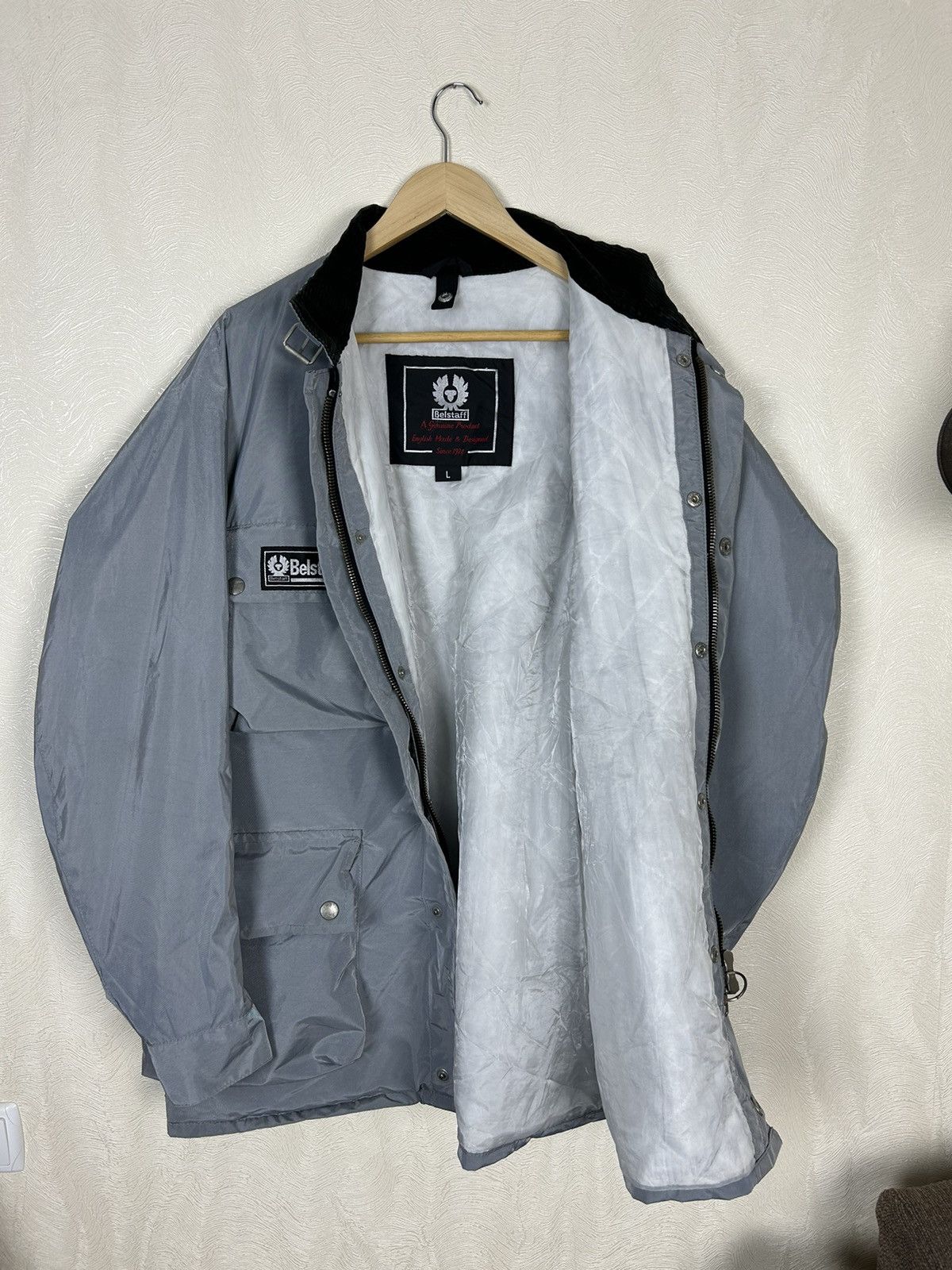 Belstaff × Vintage BELSTAFF Roadmaster Nylon Biker Belted Jacket Vintage Size US L / EU 52-54 / 3 - 11 Thumbnail