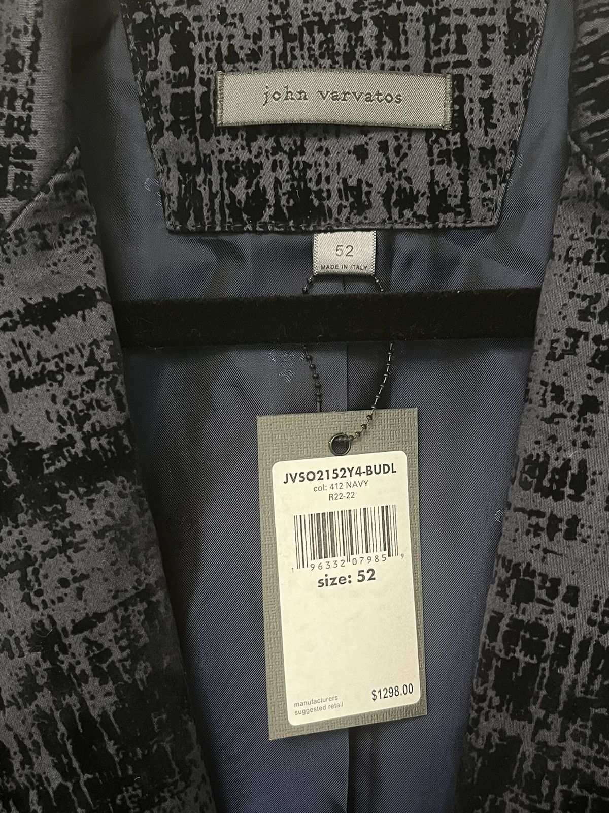 John Varvatos Bon jacket. EU 52 Size US L / EU 52-54 / 3 - 9 Thumbnail