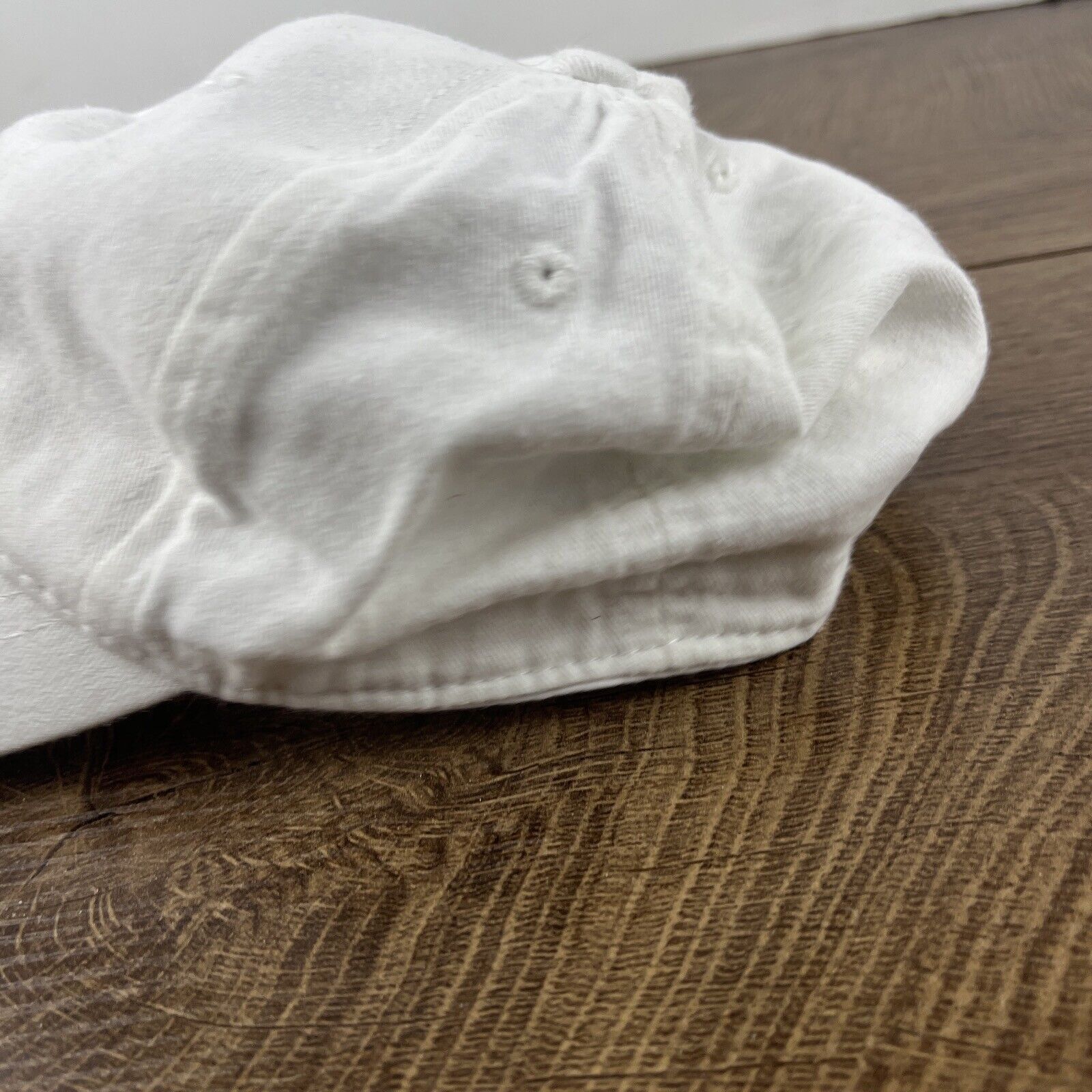 Other White Baseball Hat Plain White Hat Adjustable Adult Size Hat Size ONE SIZE - 8 Thumbnail